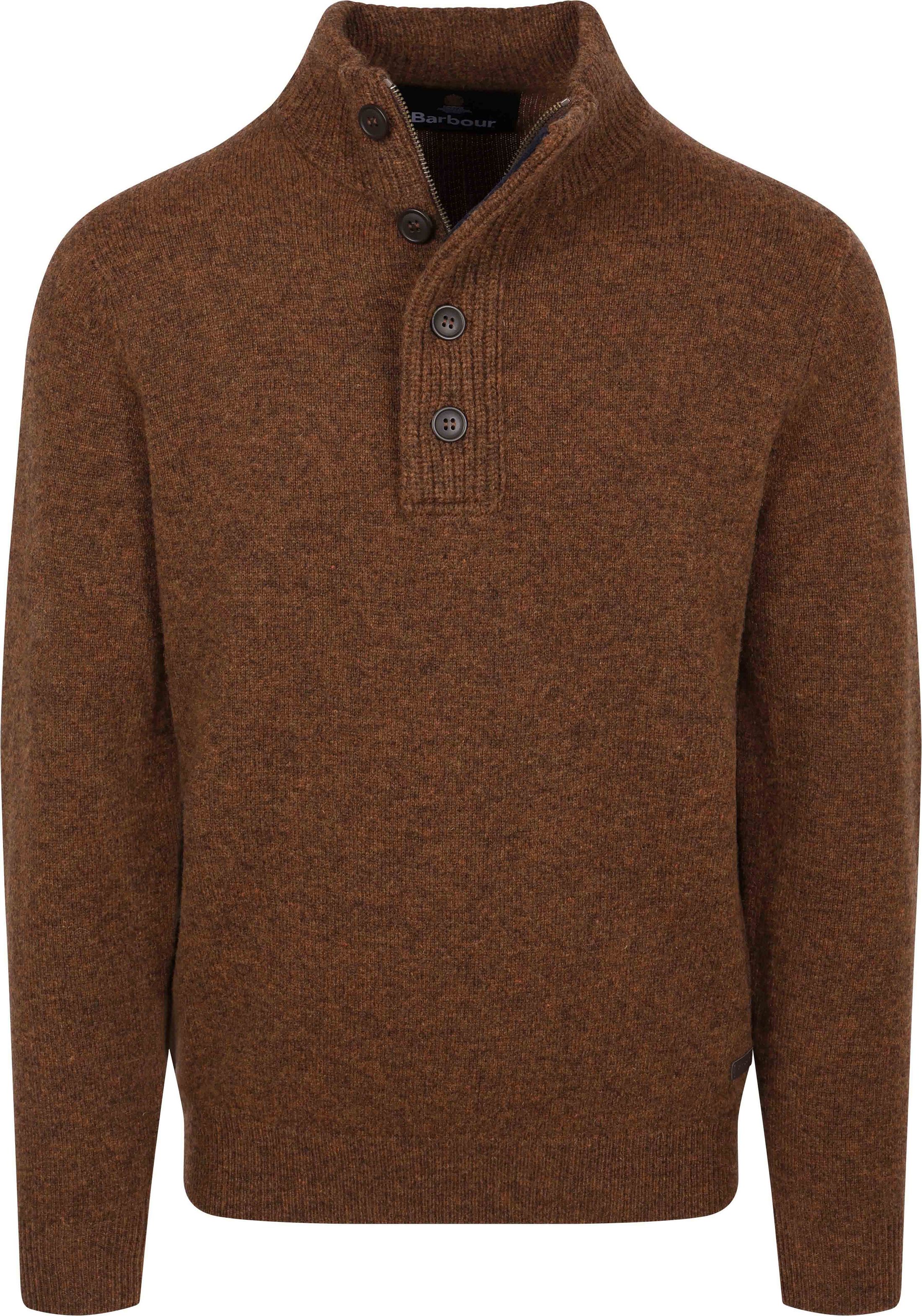 Barbour Sweater Mocker Laine Marron MKN0585-OR51 commander en ligne | Suitable