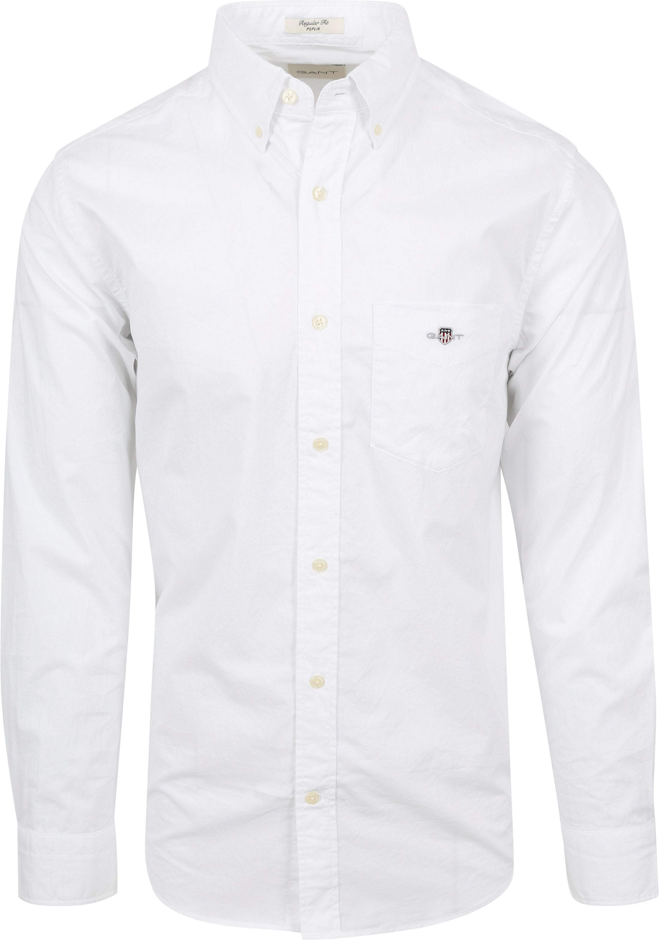 Gant Casual Overhemd Poplin Wit 3000100-110 kopen | Suitable