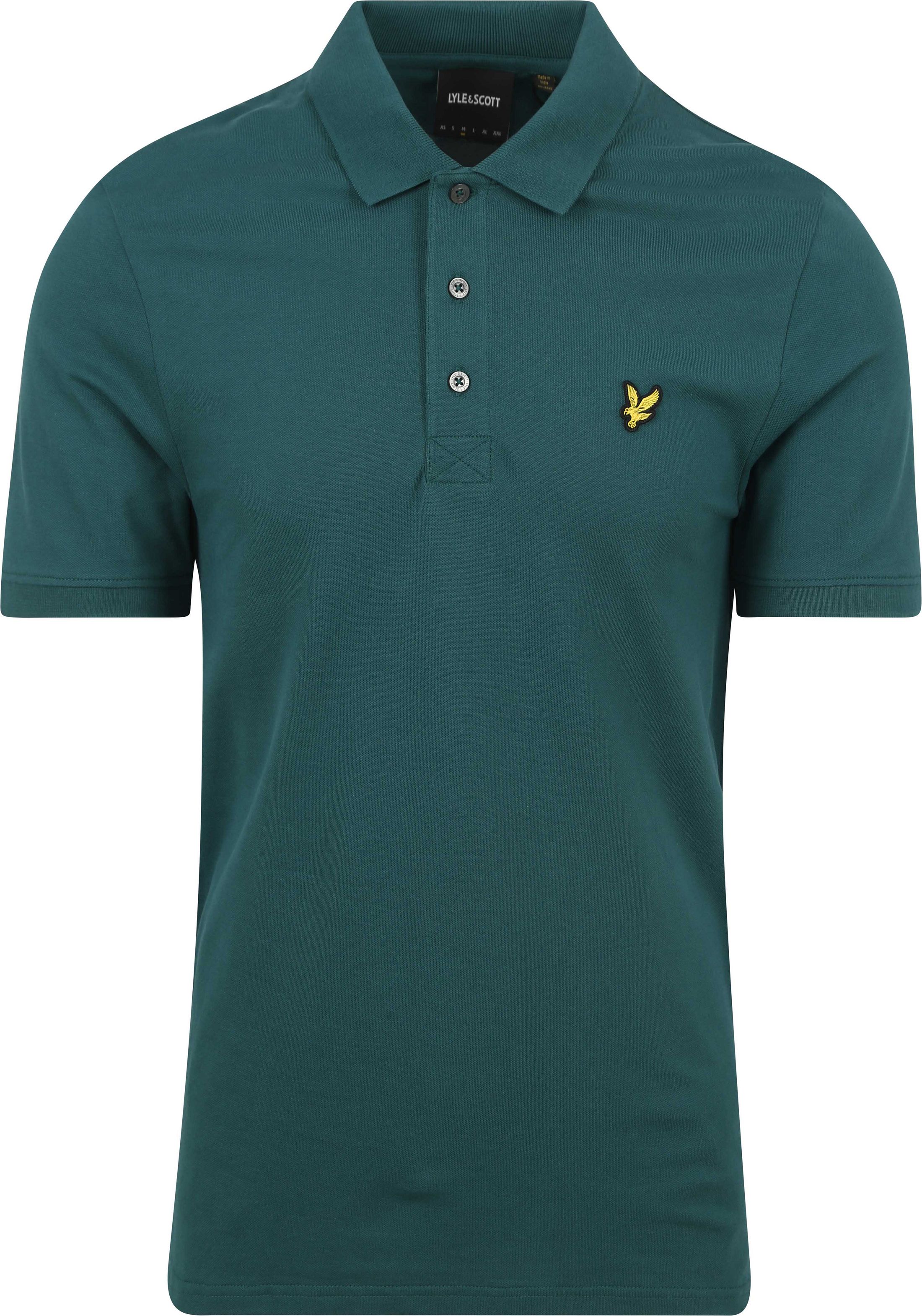 Lyle och Scott Piké Plain Mörkgrön SP400VOG-W746