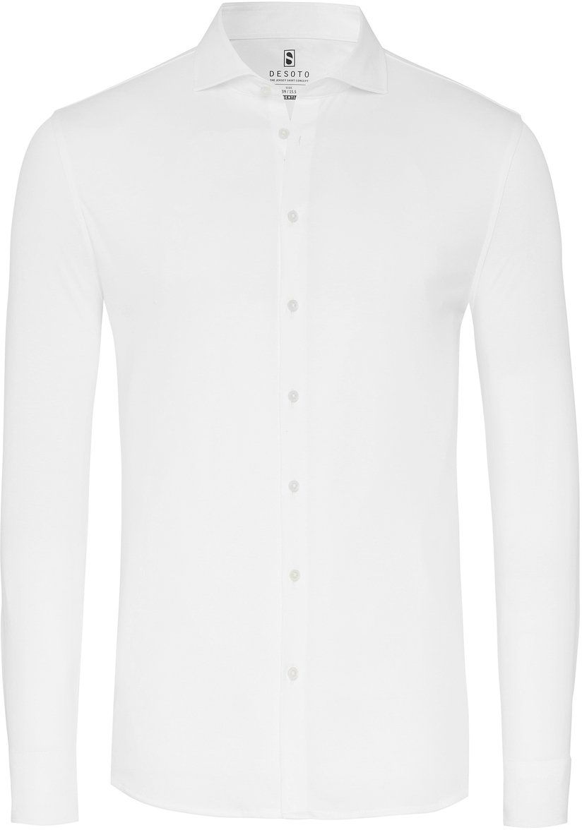 Desoto Essential Overhemd Hai Jersey Wit 21007-3-001 kopen | Suitable