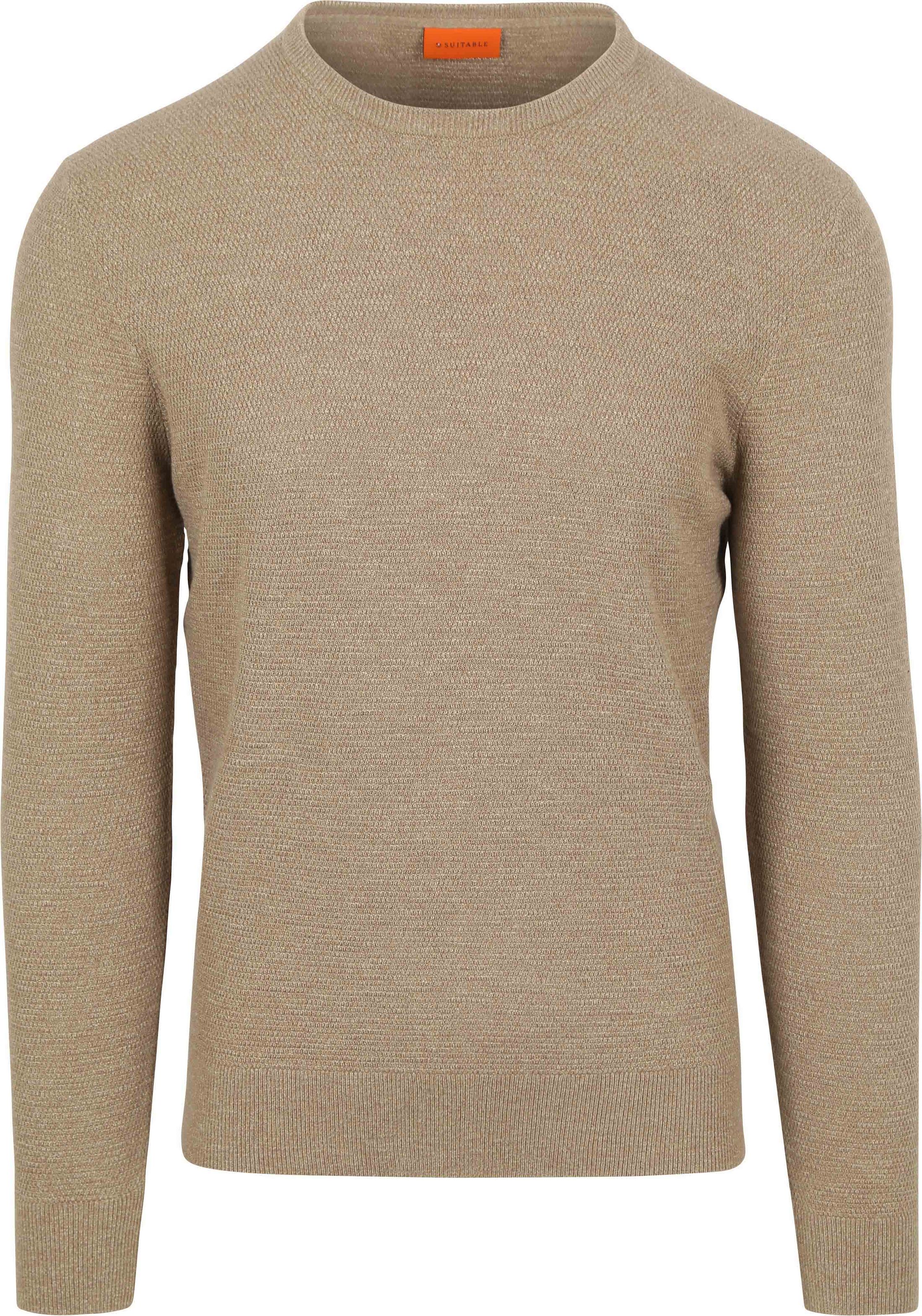 Suitable Sweter Beżowy PU-O-SLUB-25.01 FCD 34305 desert 