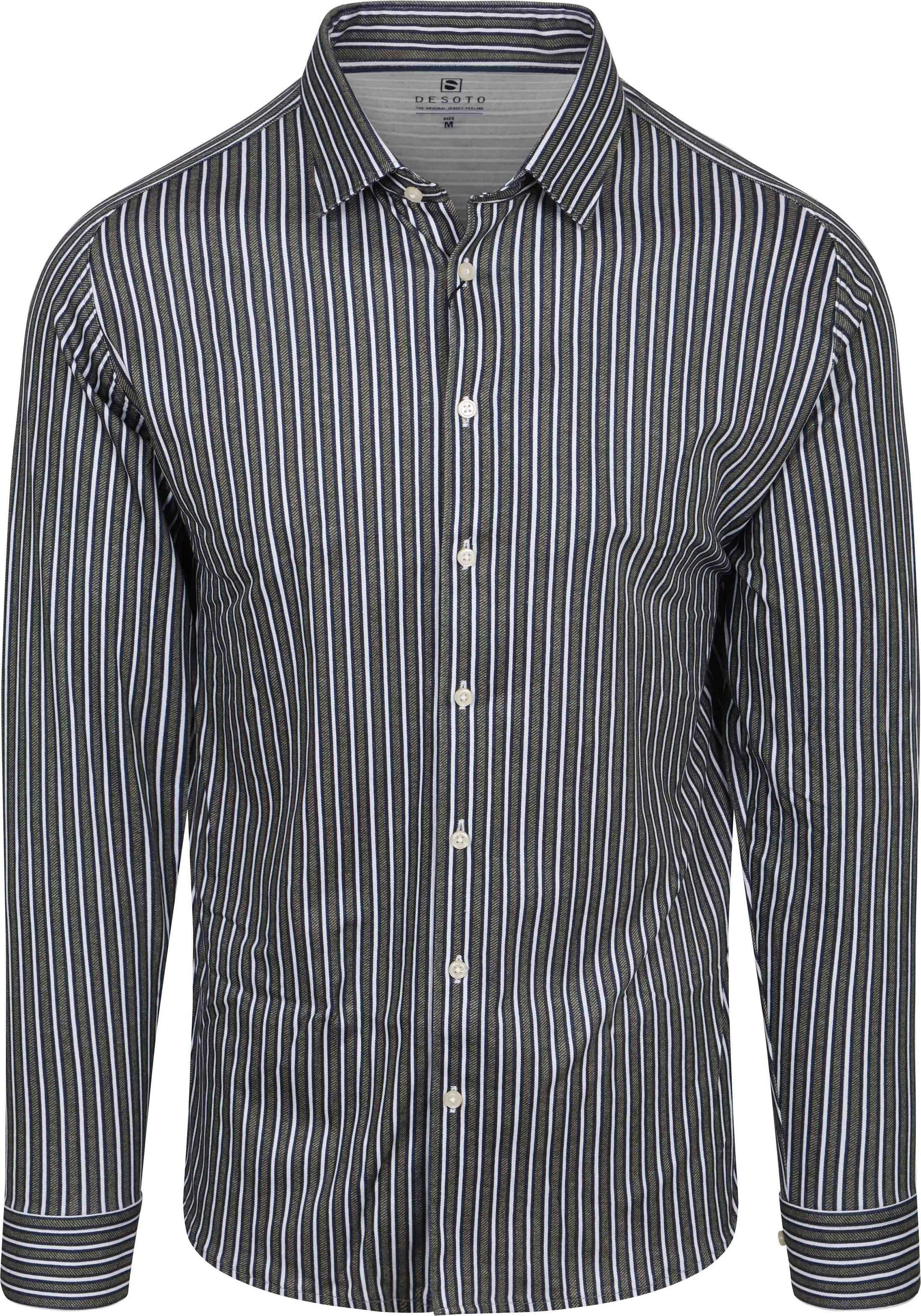 Desoto Shirt Multi Stripe Grønn 97428-3-652 kjøp | Suitable