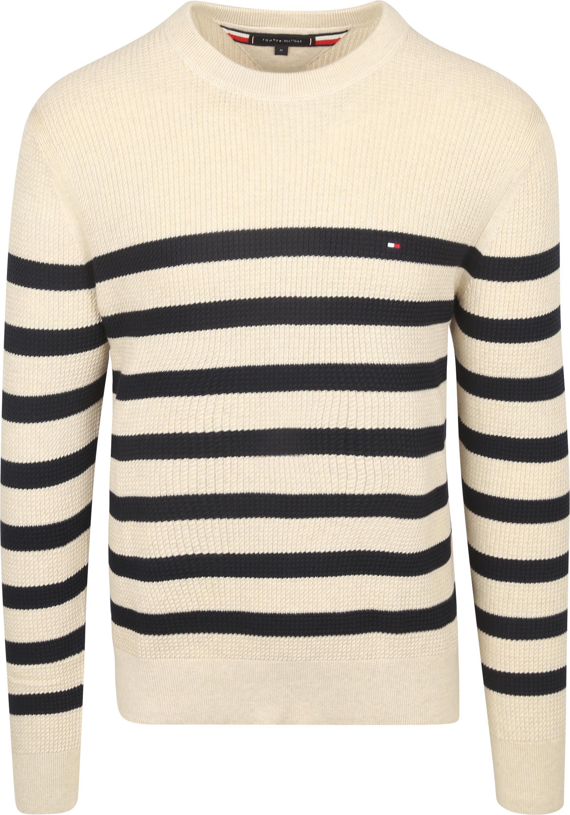 Tommy Hilfiger Tröja Ink Stripes Beige MW0MW36525-0A4