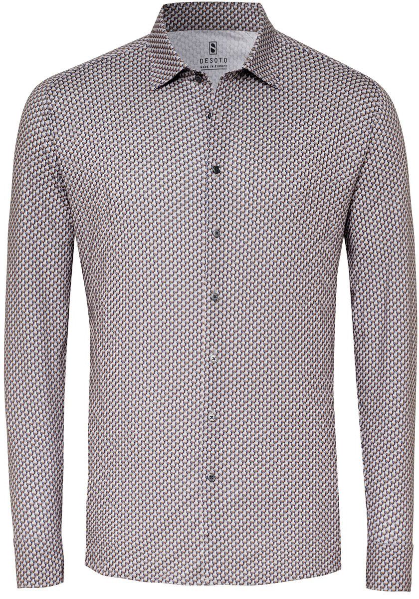 Desoto Skjorta Tidlös Elegans Tryck Multifärgad 77228-3-874