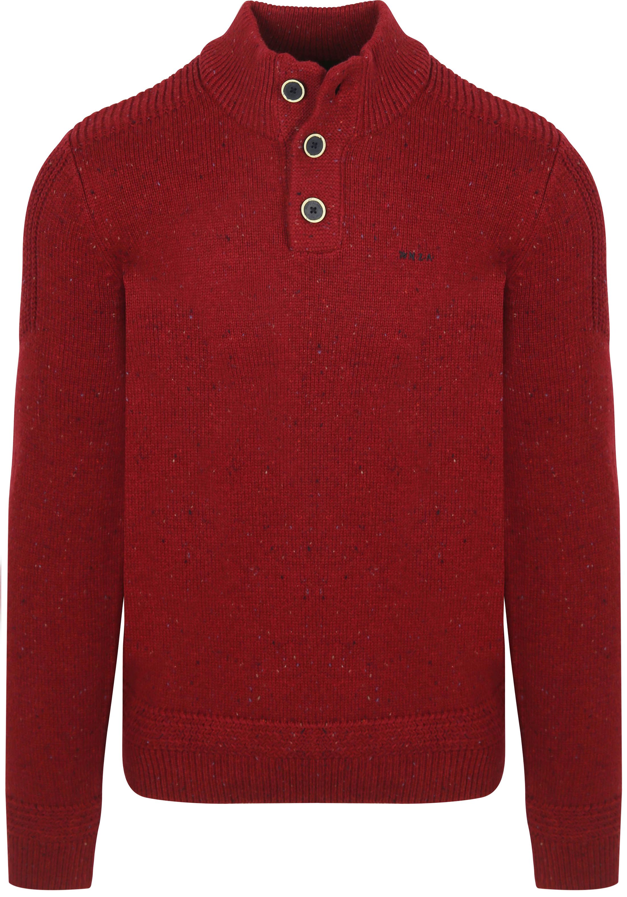 NZA Pull Mocker Adan Conor Melange Rouge cerise 25HN475-1570 commander en ligne | Suitable