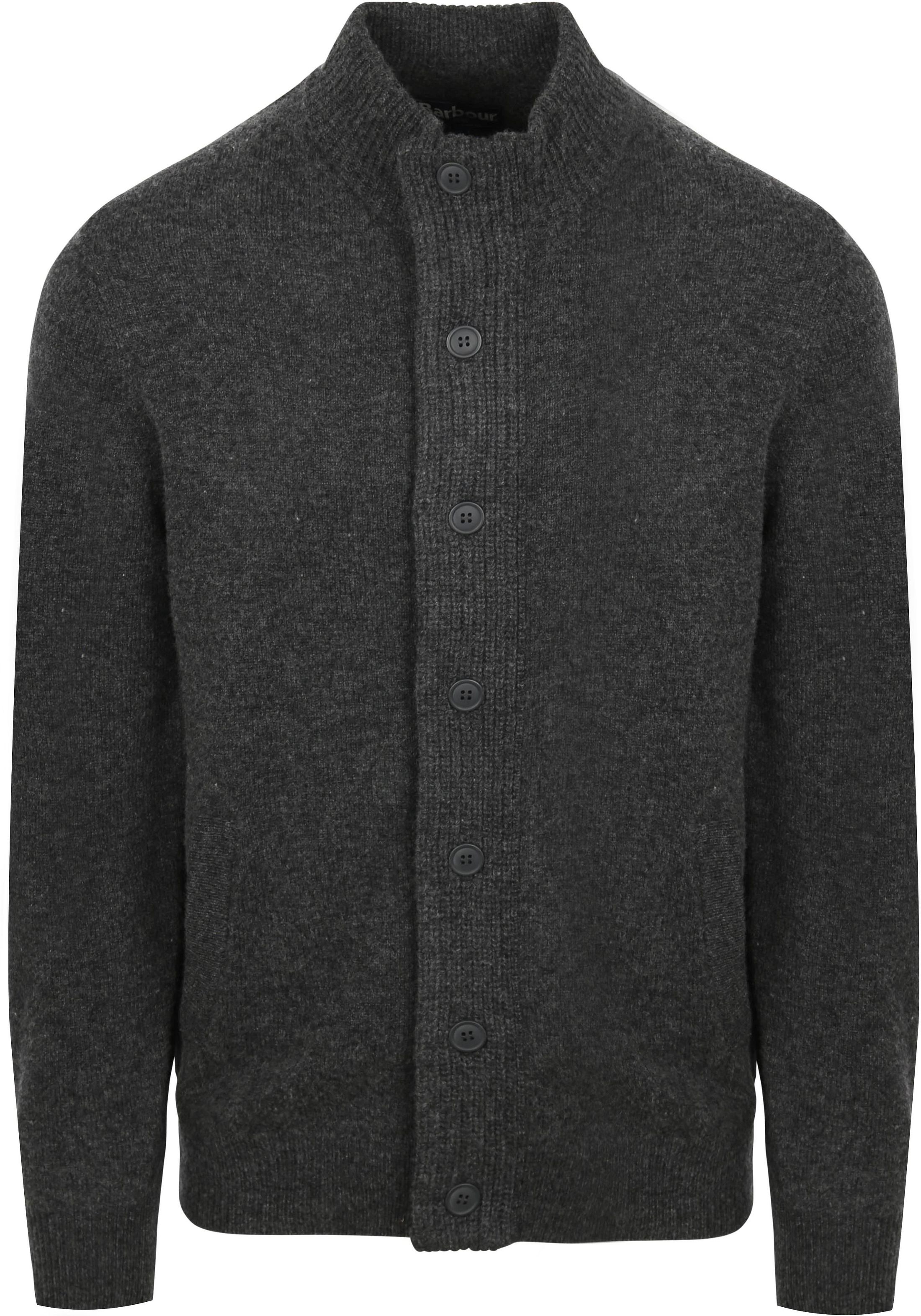 Barbour Kardigan Antracytowy MKN0731-CH51 