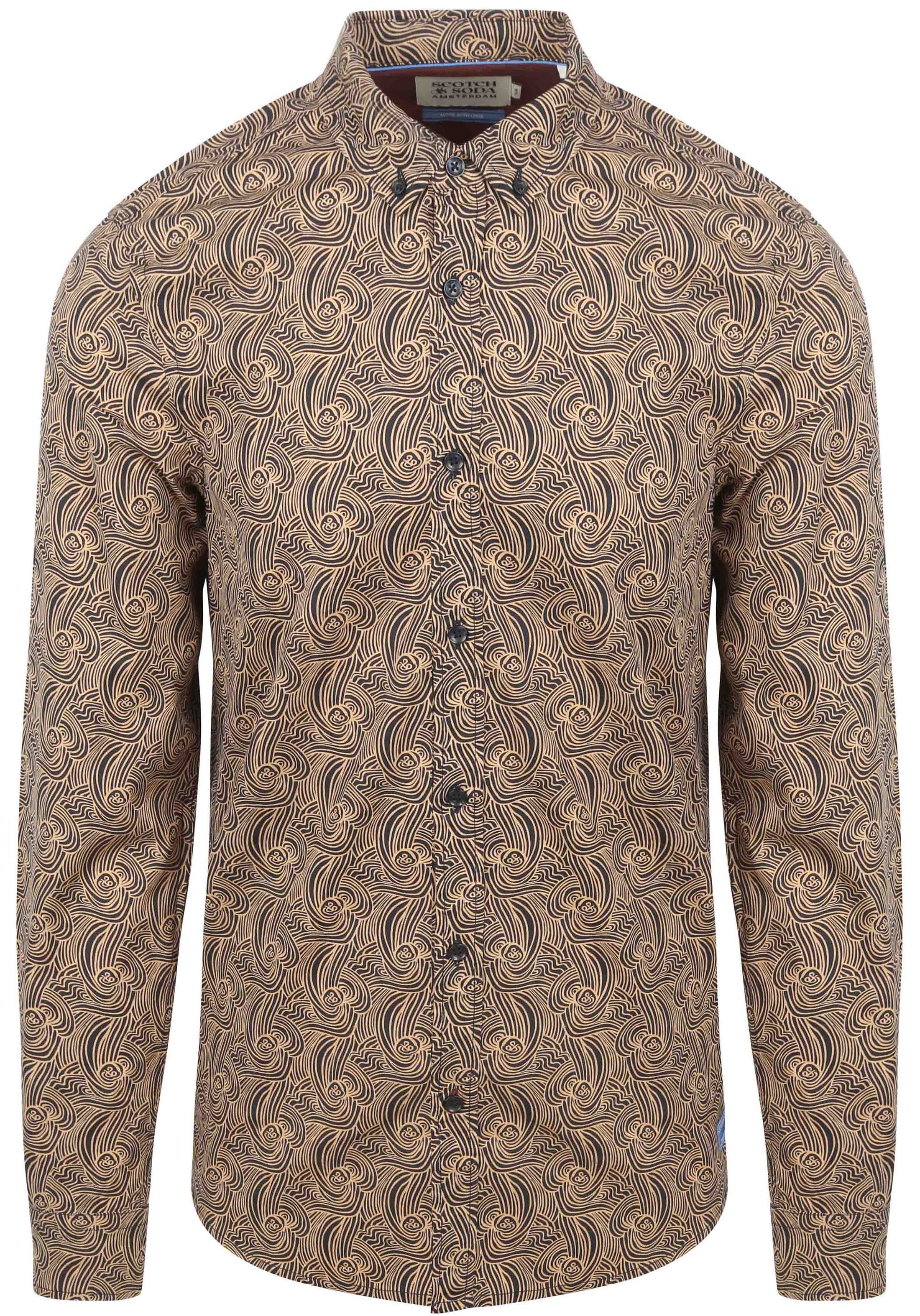 Scotch and Soda Hemd Drucken Beige kaufen | 178723-260 | Suitable