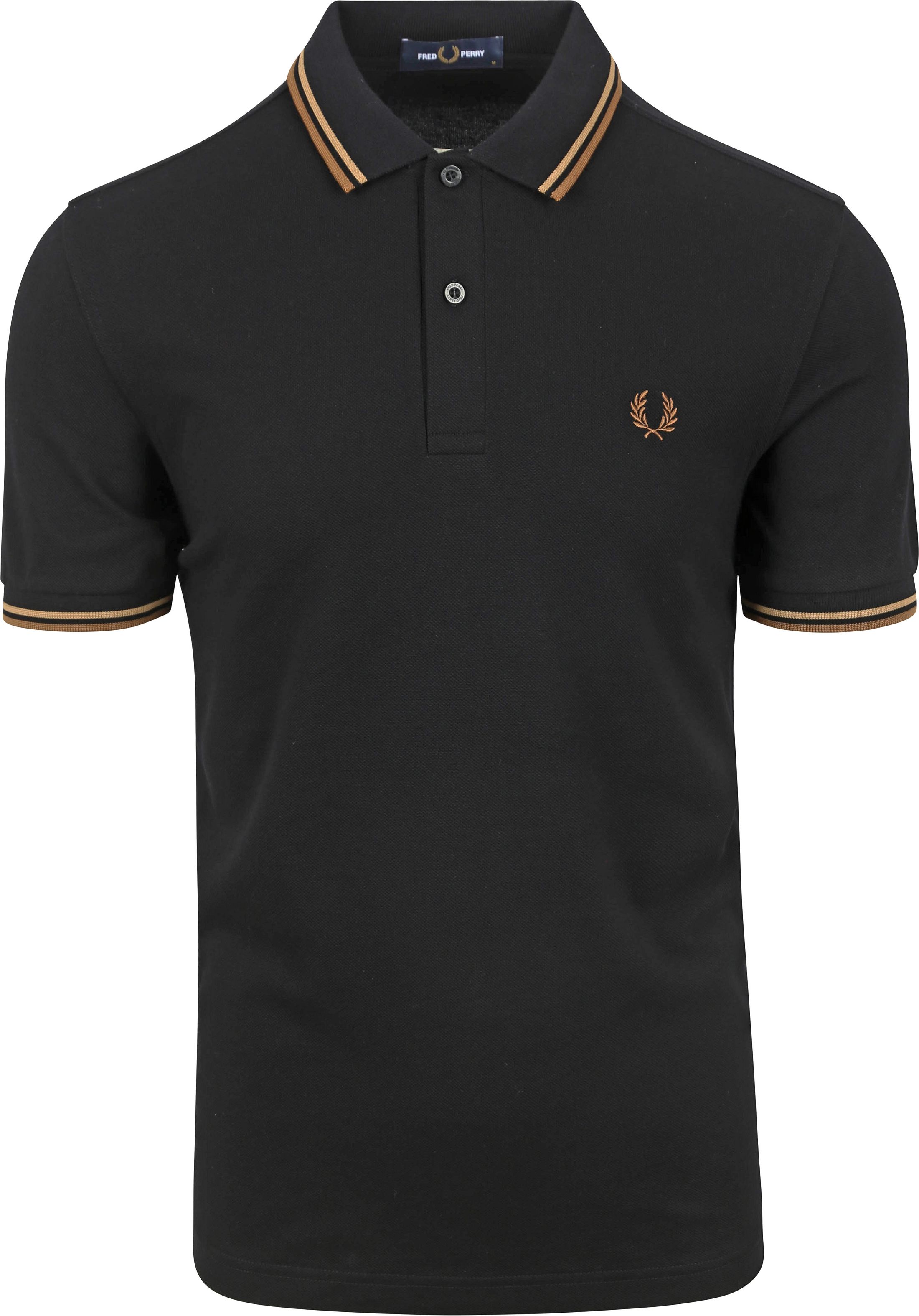 Fred Perry Piké M3600 Svart U97 M3600-U97
