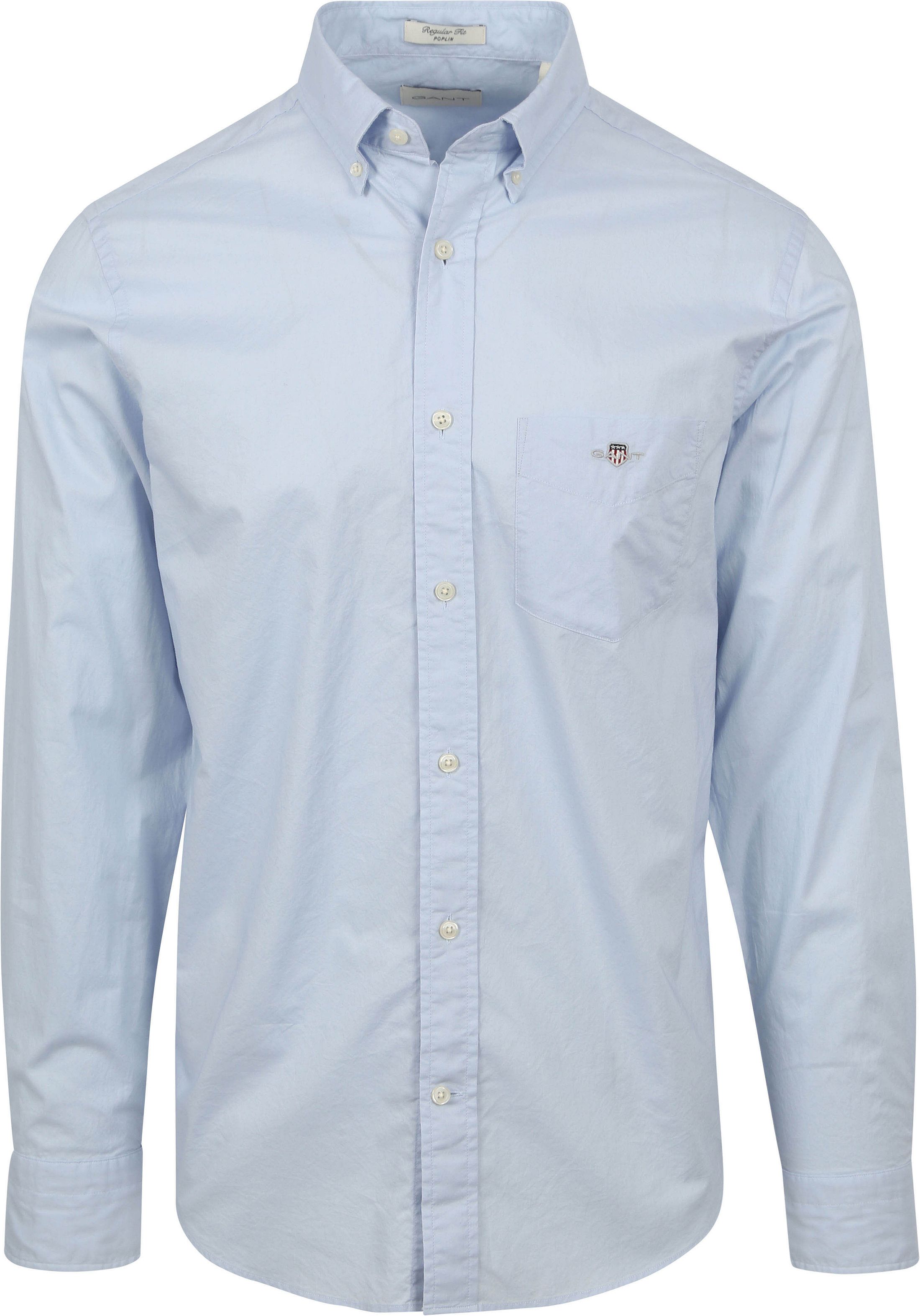 Gant Casual Hemd Poplin Lichtblauw 3000100-455 kopen | Suitable