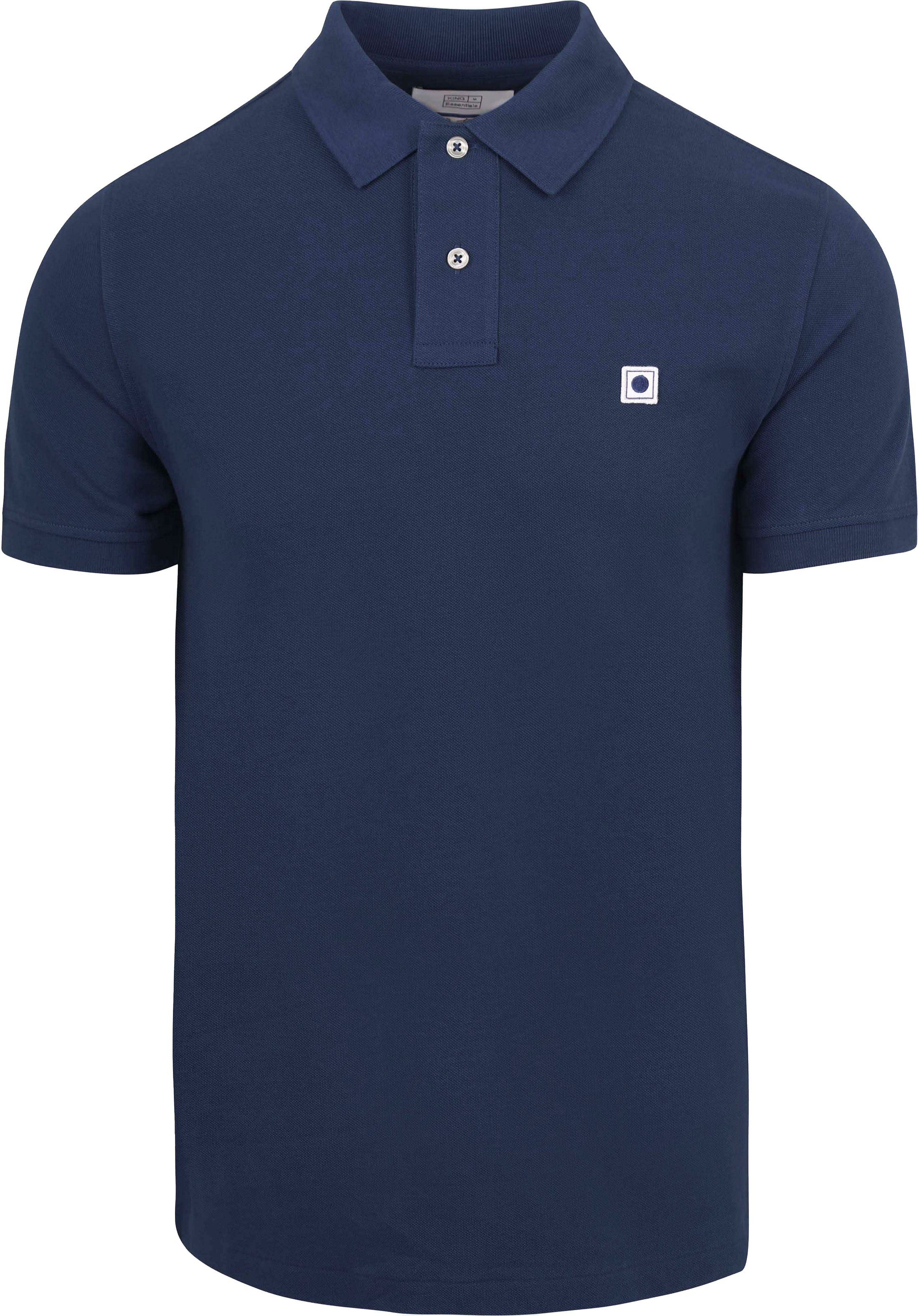 KING Essentials Polo Niebieski KM111050003-B025T 