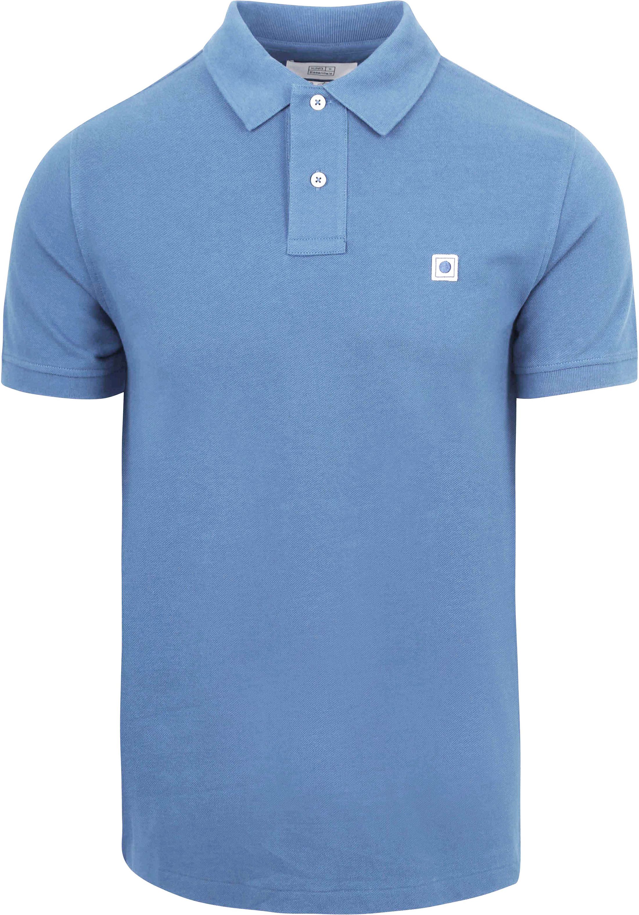 King Essentials The Rene Polo Shirt Mid Blue order online | KM111050003-B022T | Suitable Liechtenstein