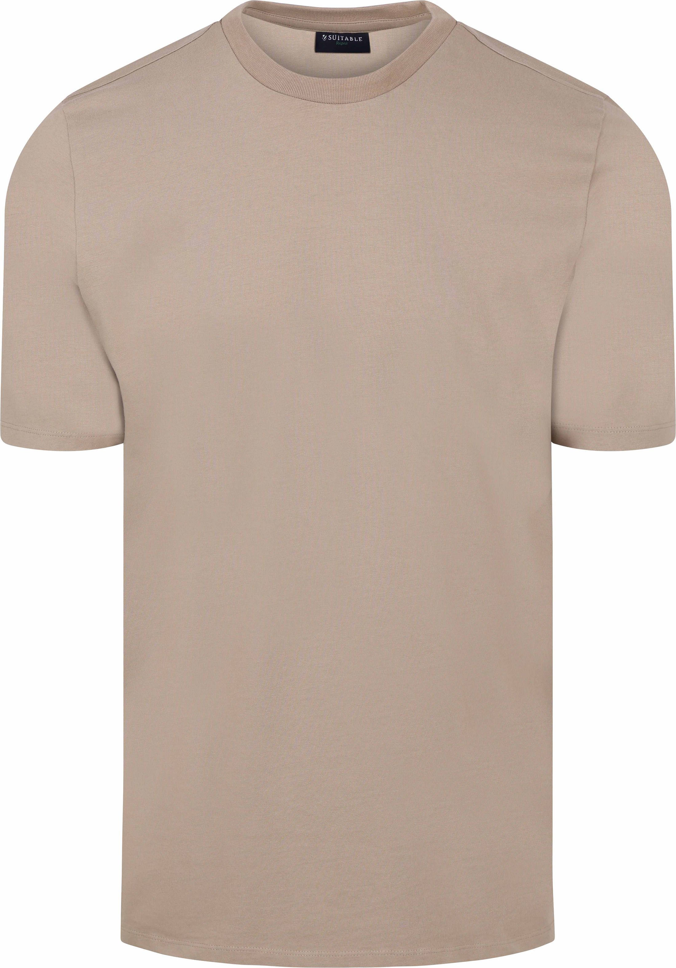 Suitable T-shirt Beżowy RSP-26TIM-TAUP 
