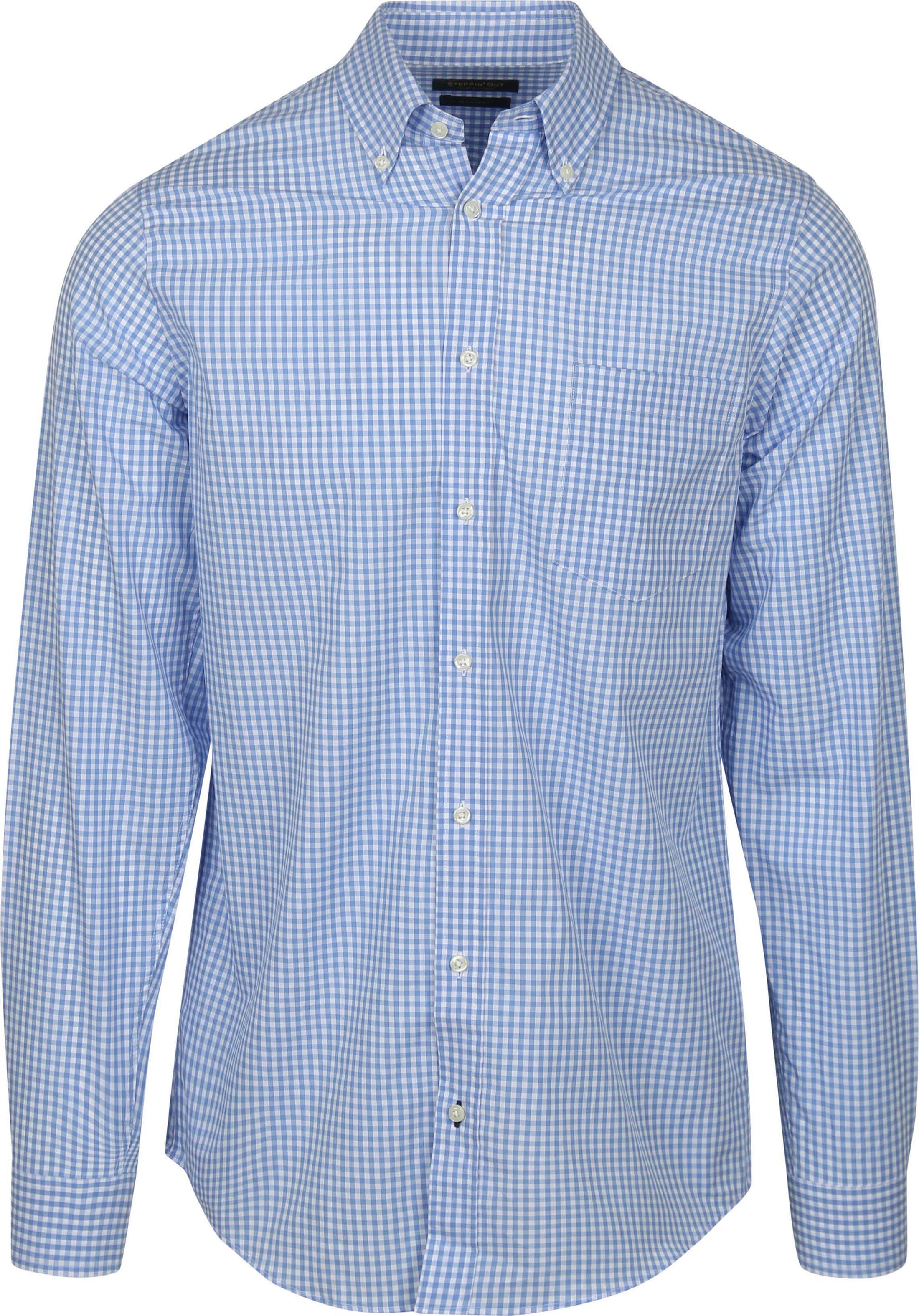 Steppin' Out Hemd Ruit Lichtblauw SM6003.0010-2001 SH-STEPP-BD-04 kopen | Suitable