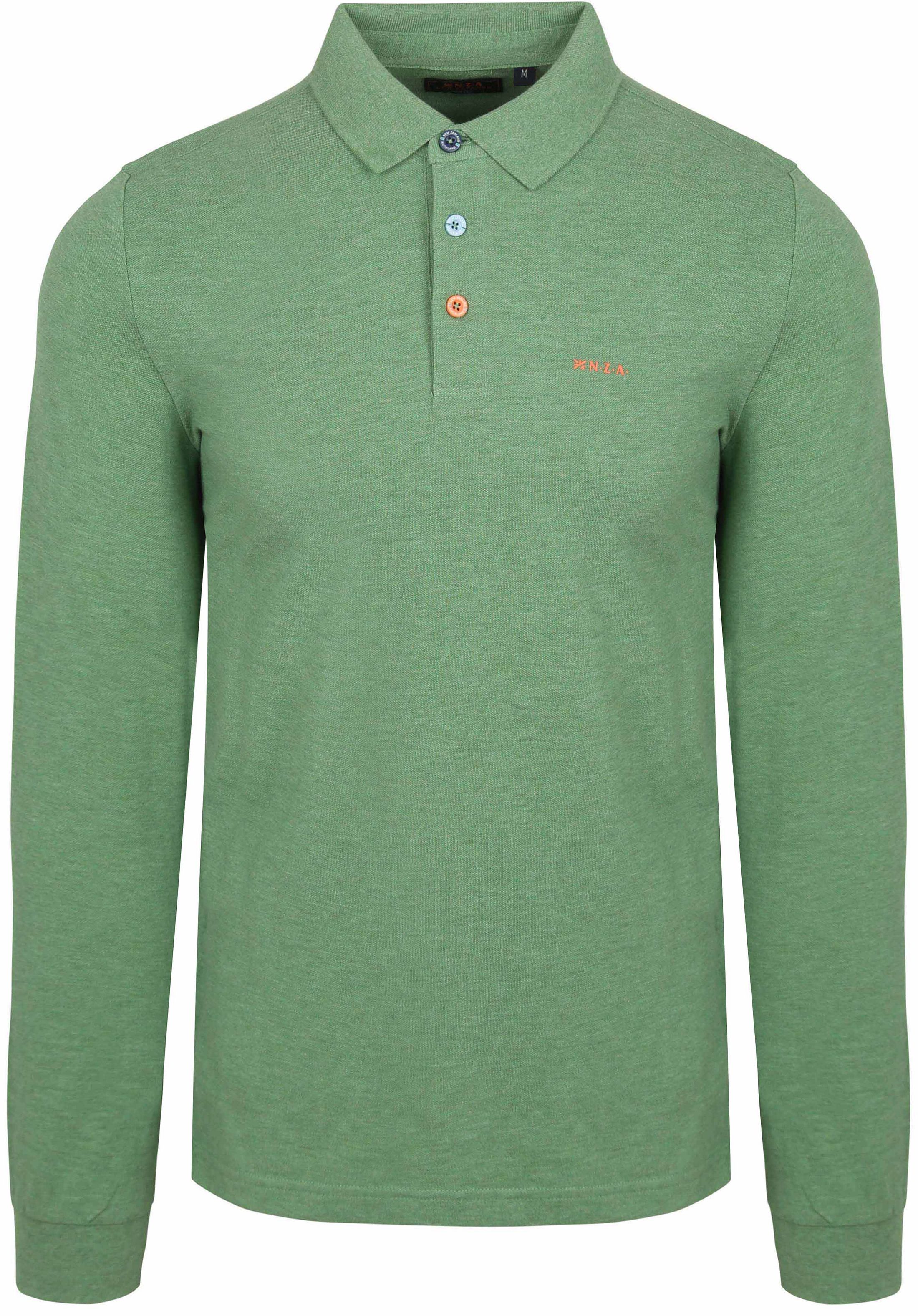 NZA Longsleeve Polo Marshall Classic Army order online | 25BN221-1742 | Suitable Liechtenstein
