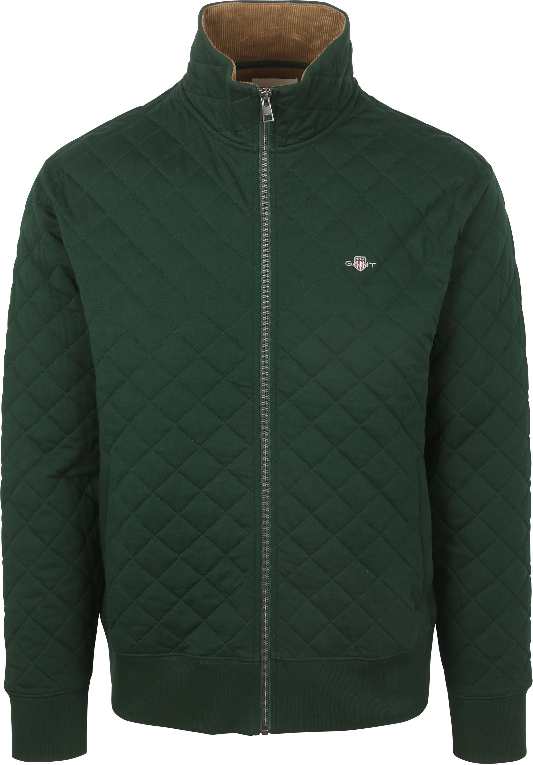 Gant Quilted Vest Donkergroen 2067081-374 kopen | Suitable