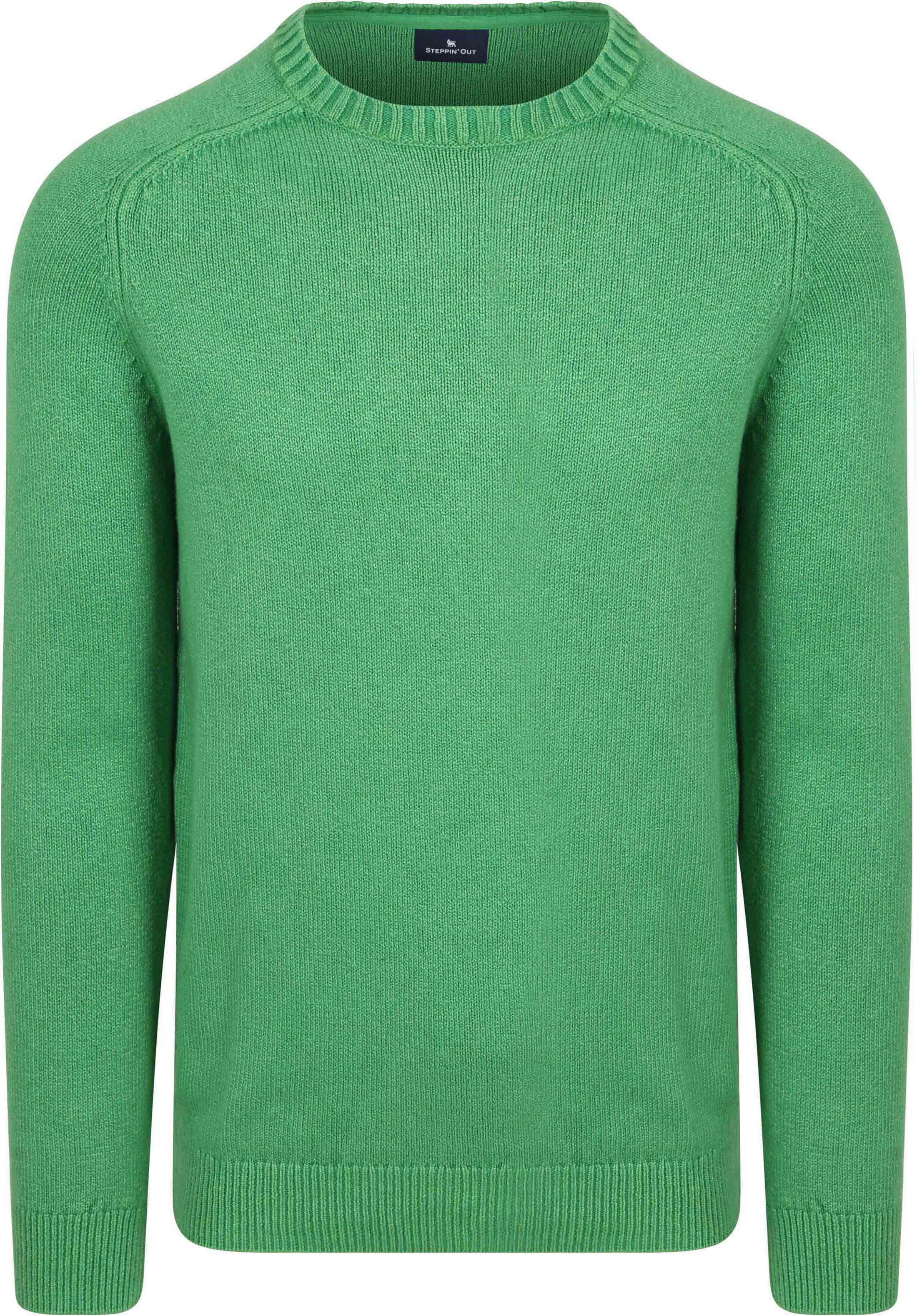 Steppin' Out Sweter Zielony PU-CR-SO-26.03 green 17-6229 