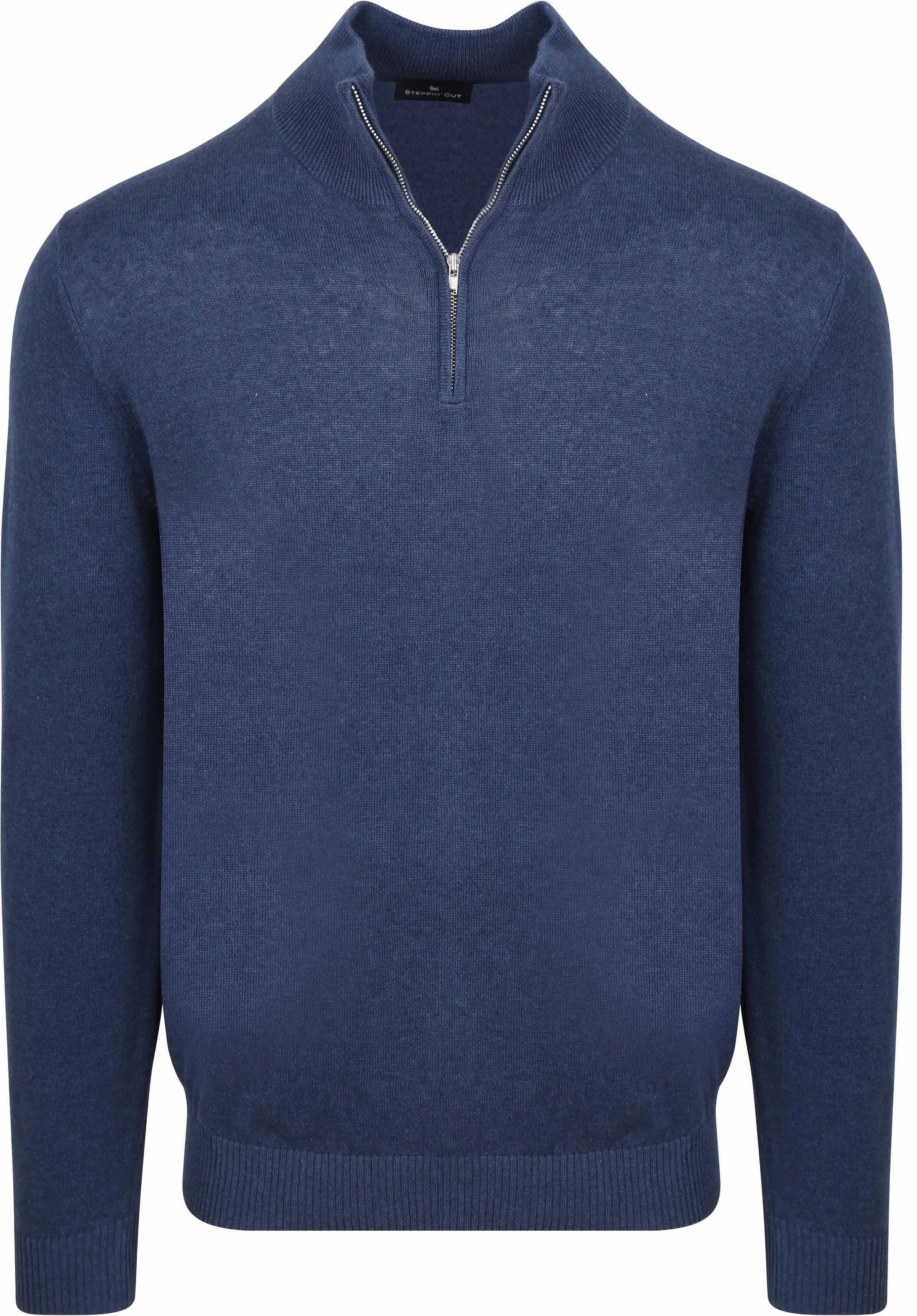 Steppin' Out Sweter Niebieski PU-HZ-COLIN-SO-26.02 E1047 Indigo Denim 