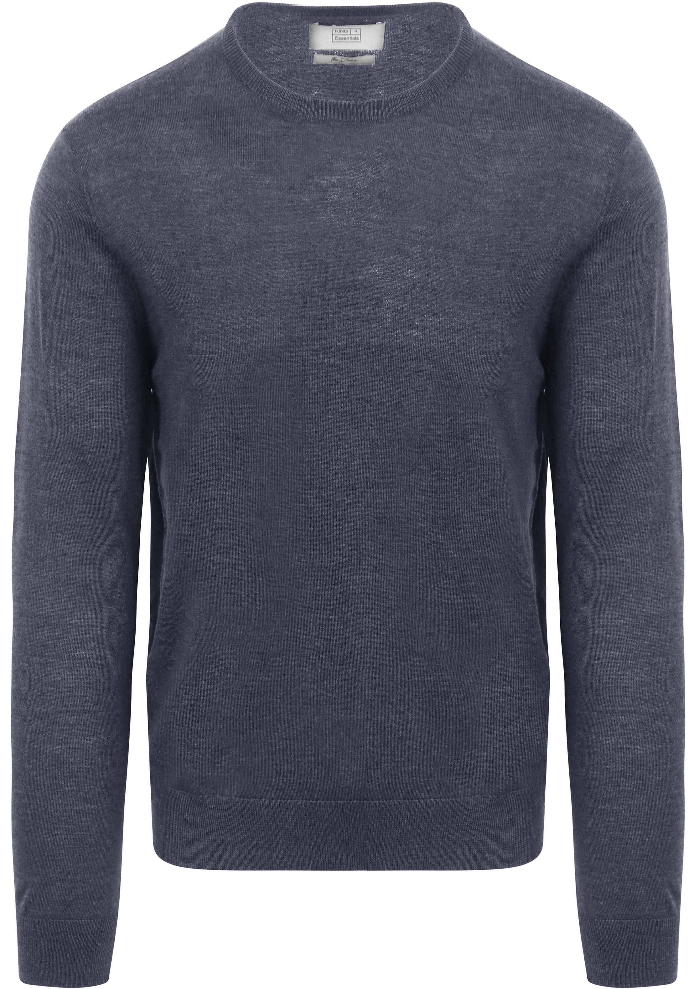 King Essentials The John Pullover Merino Antraciet KM111030001-C003T kopen | Suitable