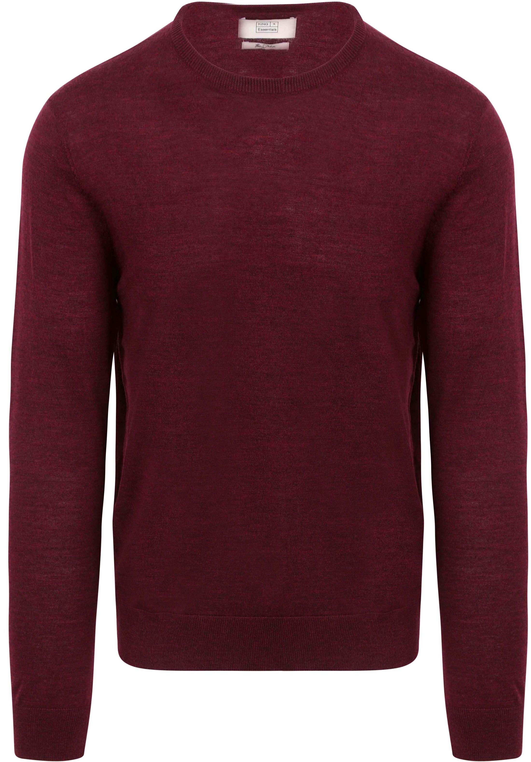 KING Essentials Sweter Czerwony KM111030001-P080T 