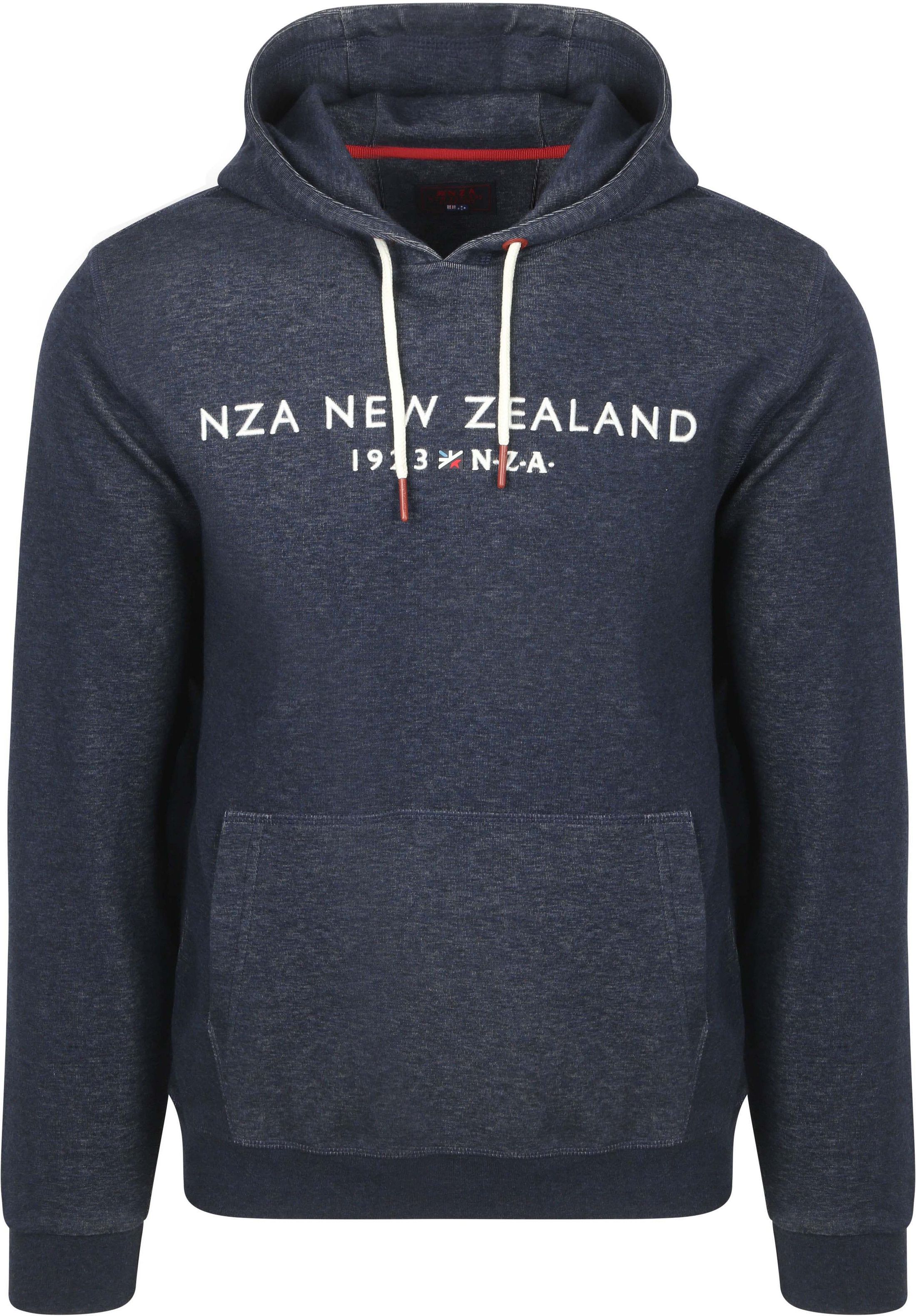 NZA Hoodie Diamond Logo Interlock Melange Icon Marin 25HN316-2608