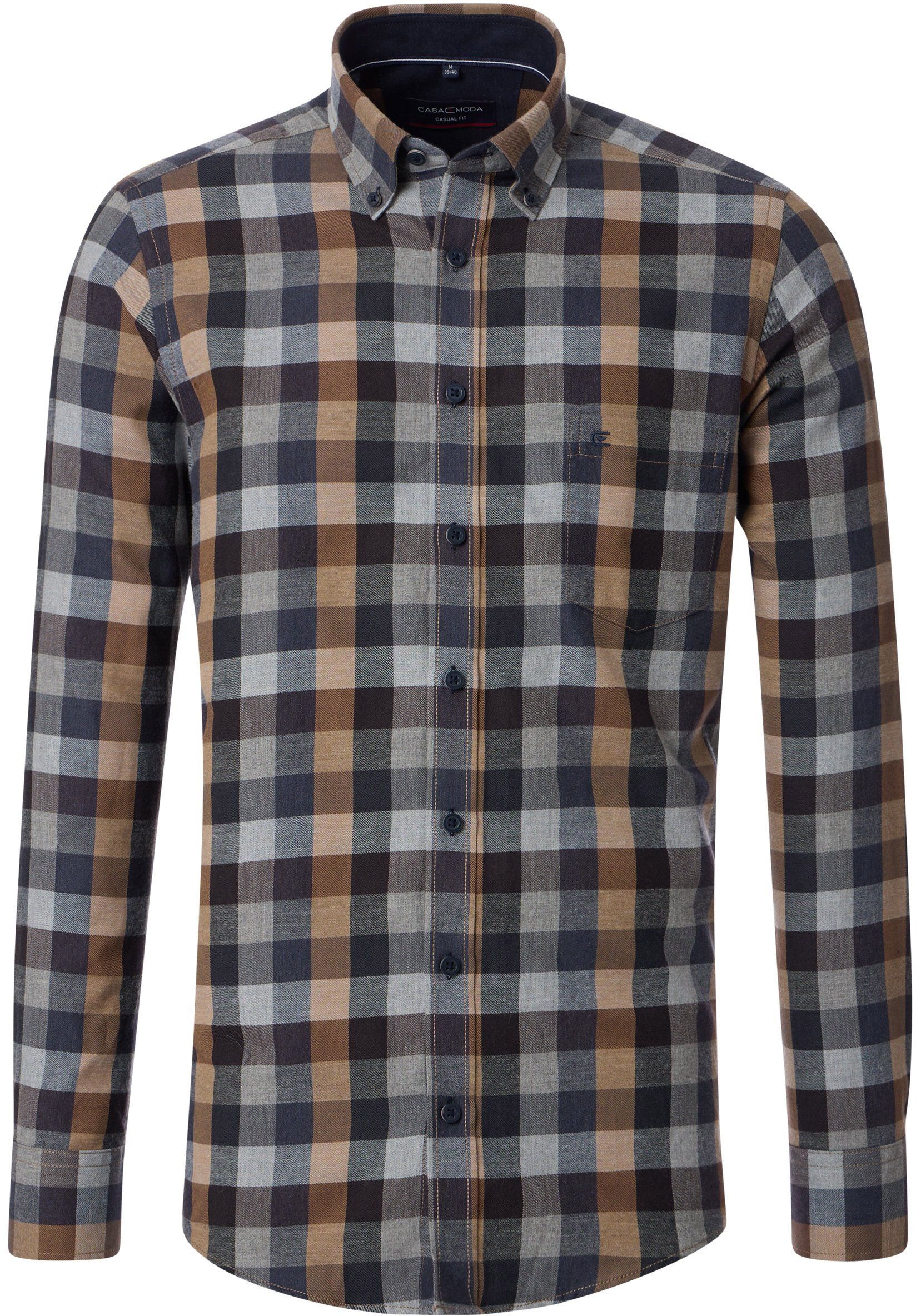 Casa Moda Casual Shirt Checks Grey order online | 444304100-101 | Suitable Greece