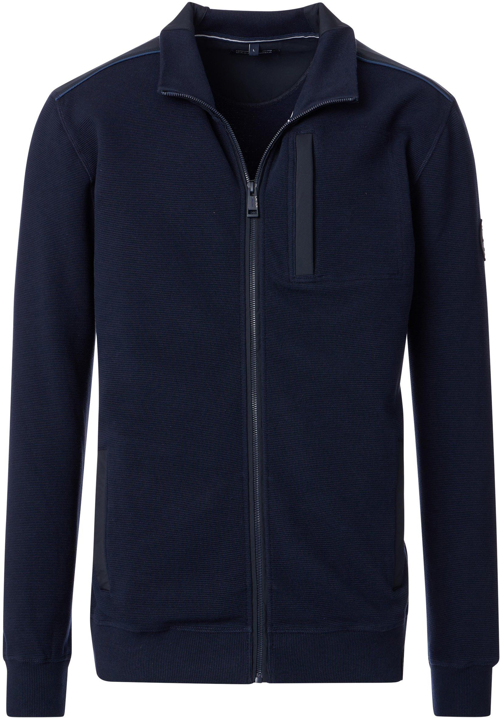 CASAMODA Cardigan Zippé Navy  444303500-108 commander en ligne | Suitable