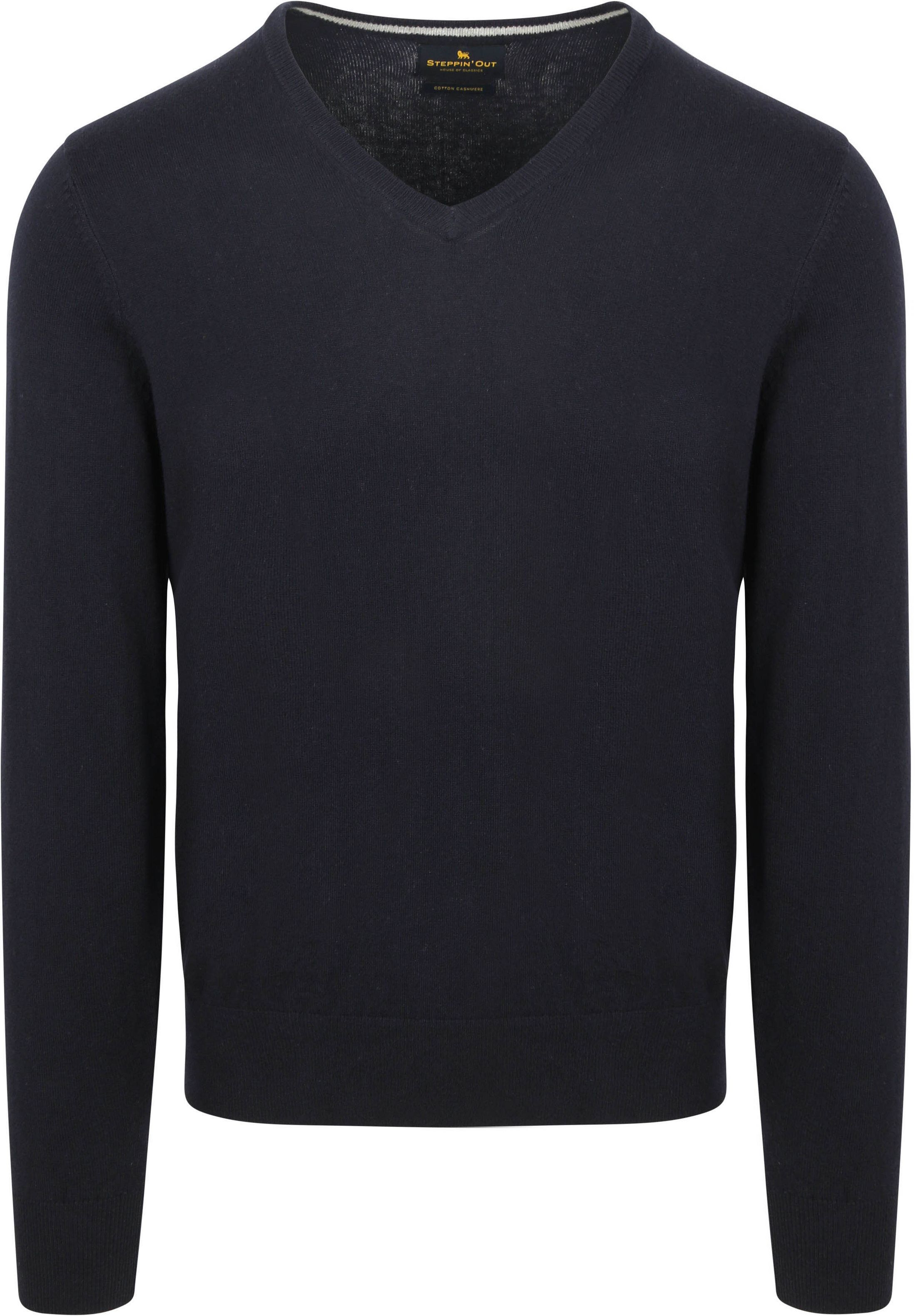 Steppin' Out Maglione Blu PU-V-COCASH-STEPP-NAVY / SM1201.0001-2100 