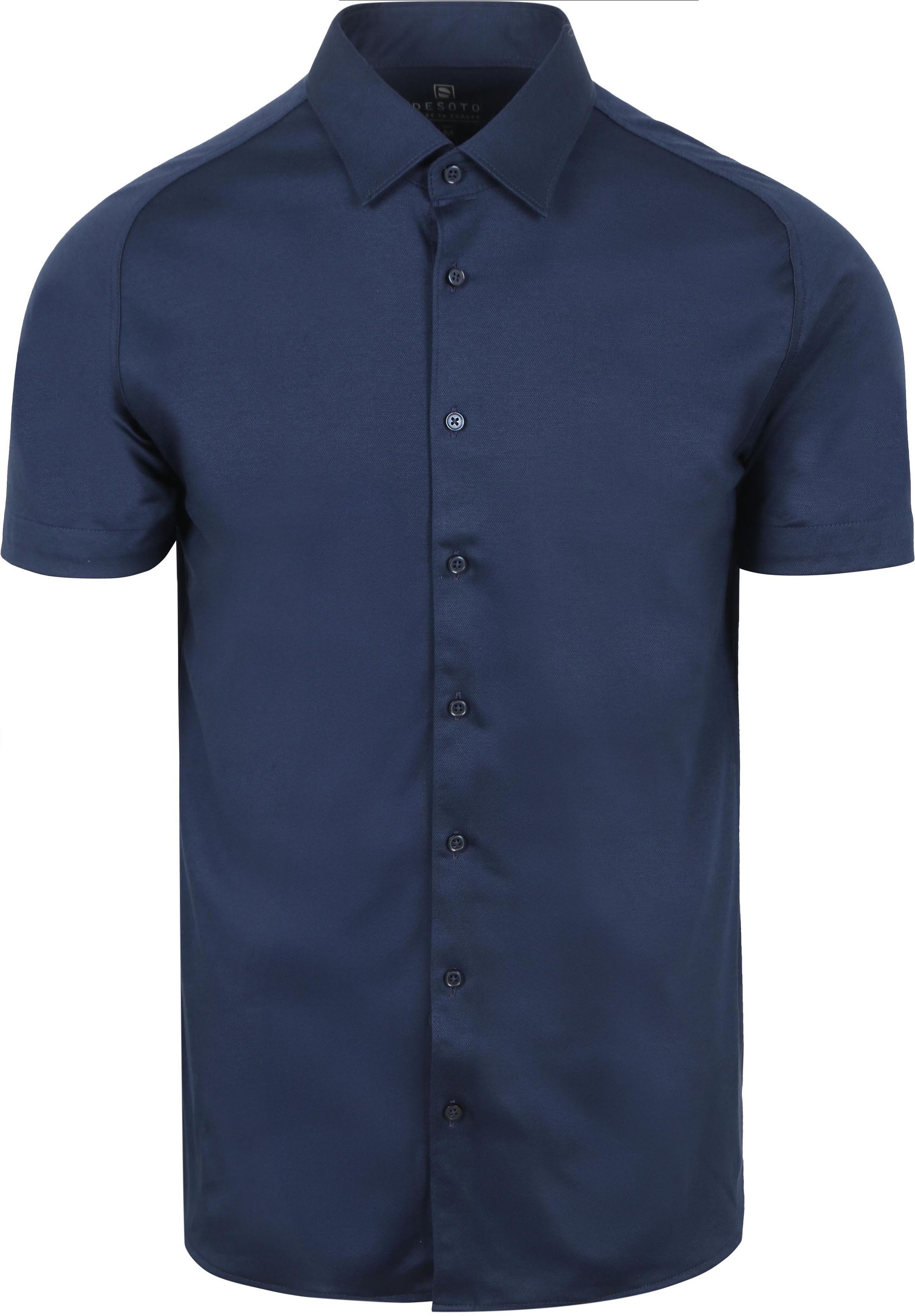 Desoto Kortärmad Tröja Navy 97032-3-534