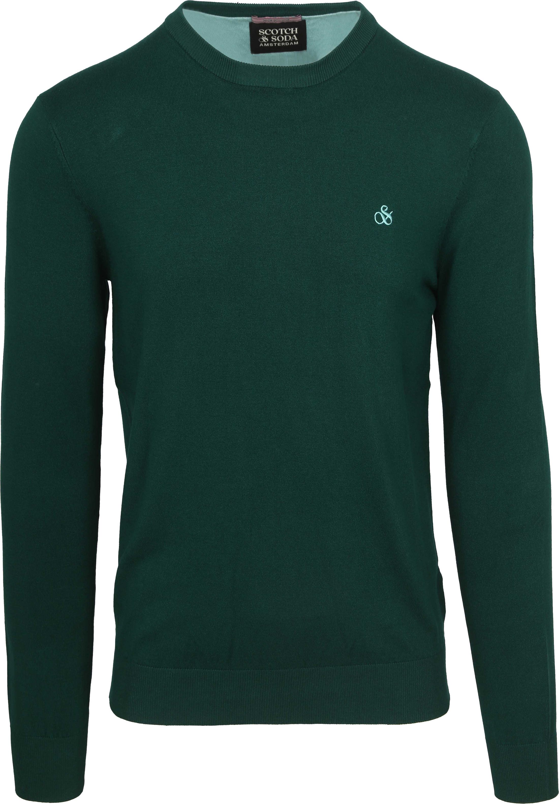 Scotch and Soda Essential Pullover Donkergroen 178814-301 kopen | Suitable