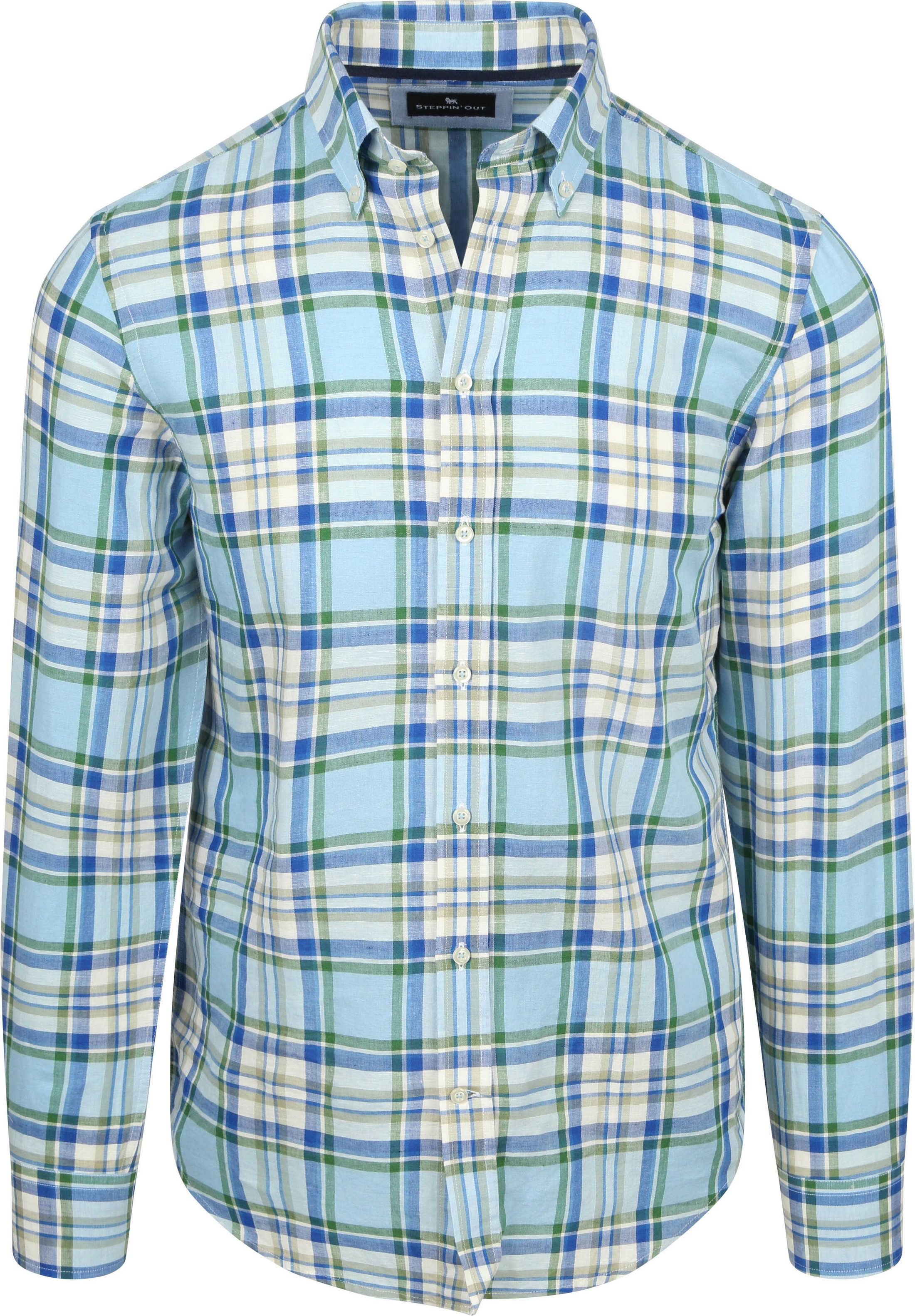 Steppin' Out Camicia Blu SH-COTLIN-WASHED- 26.07 CH BL 