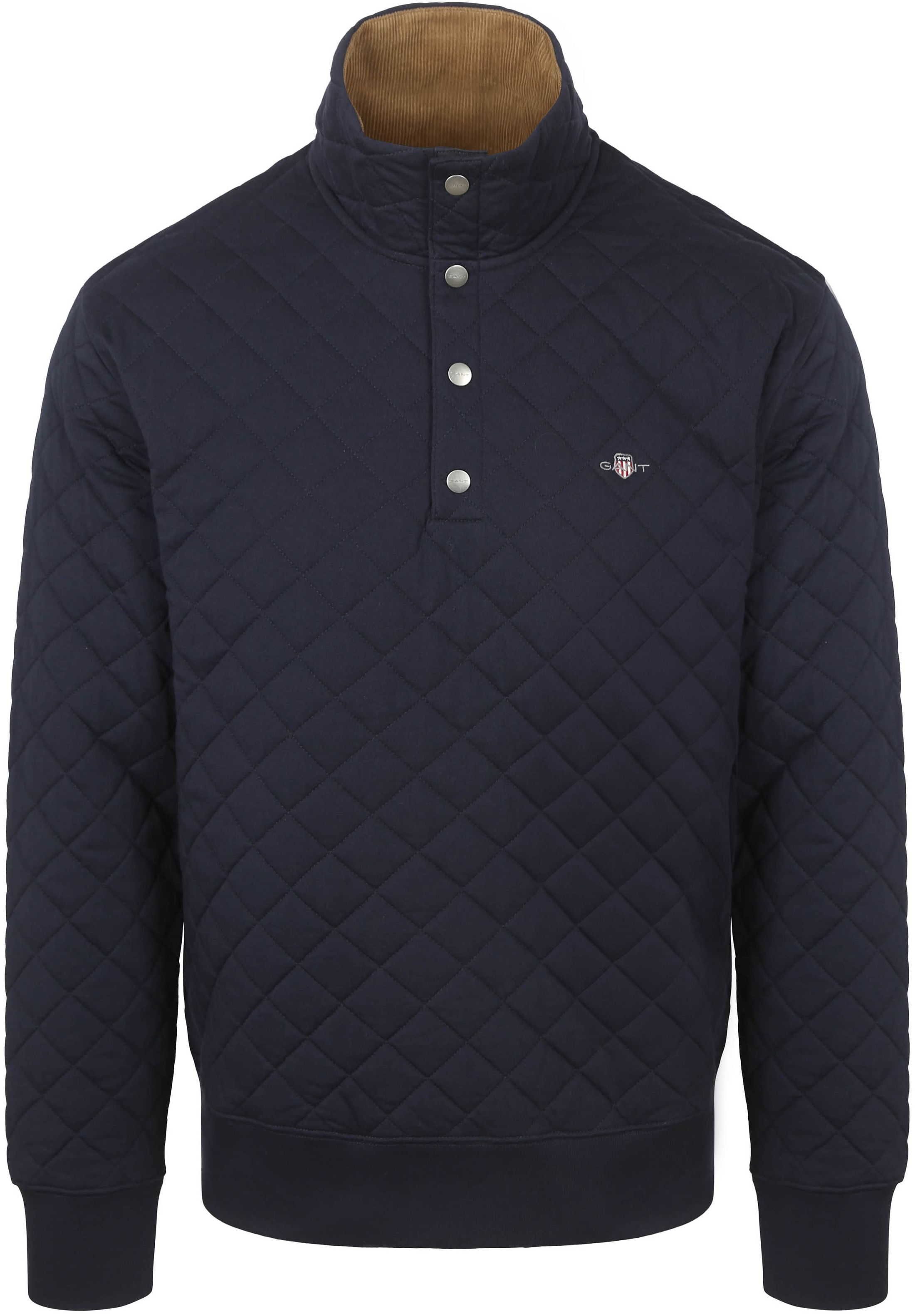 Gant Quilted Mocker Pullover Navy 2067083-433 kaufen | Suitable