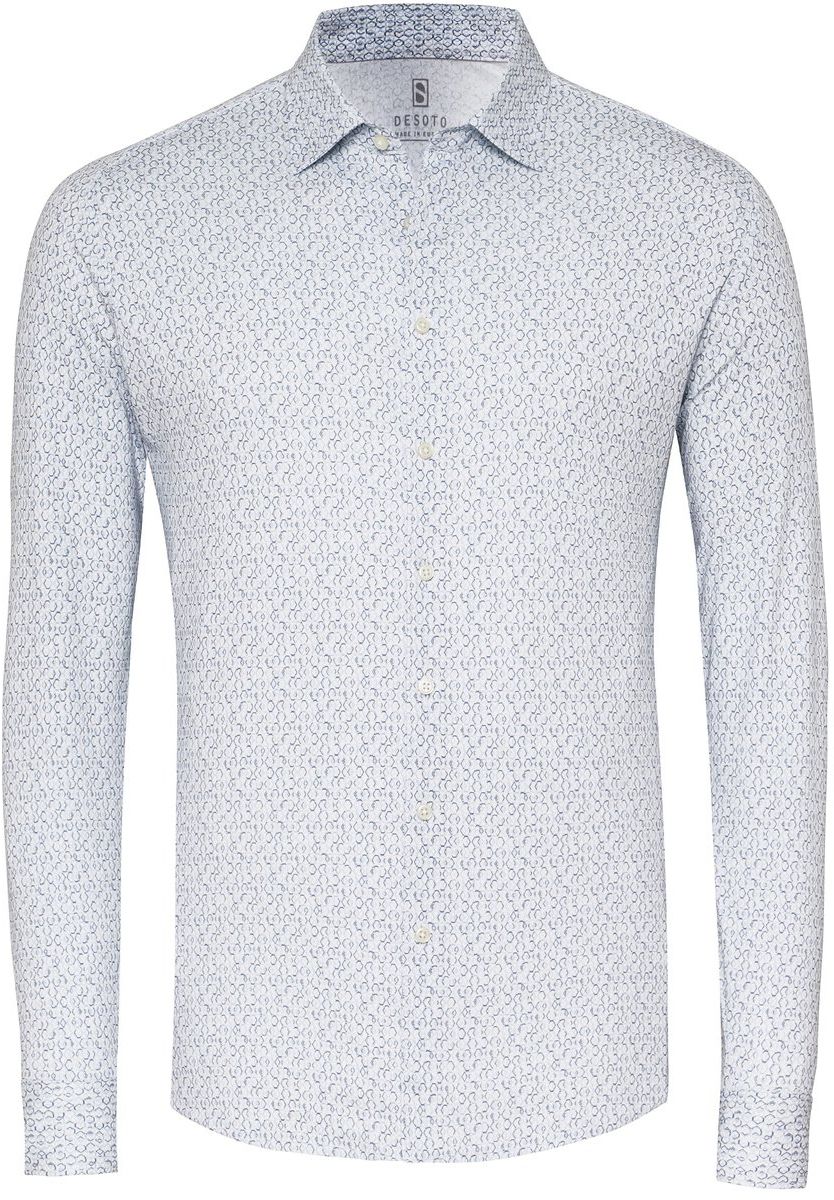 Desoto Camicia Blu 77128-3-152 