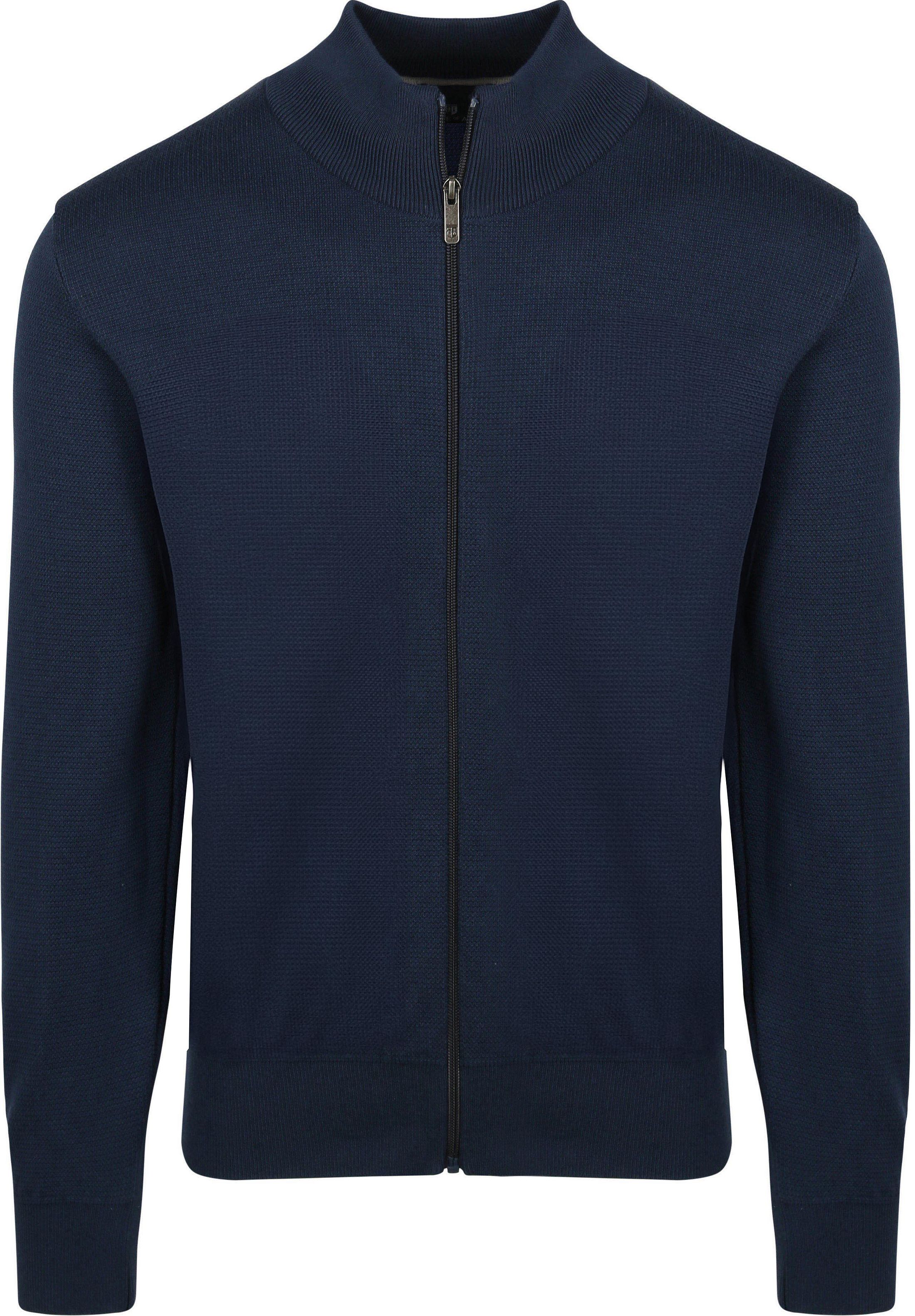 Køb State Of Art Half Zip Trøje Structure Marineblå 16116119-5814 | Suitable