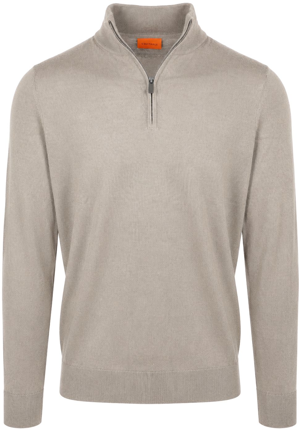Suitable Merino Half Zip Pullover Bright Taupe kaufen | Suitable