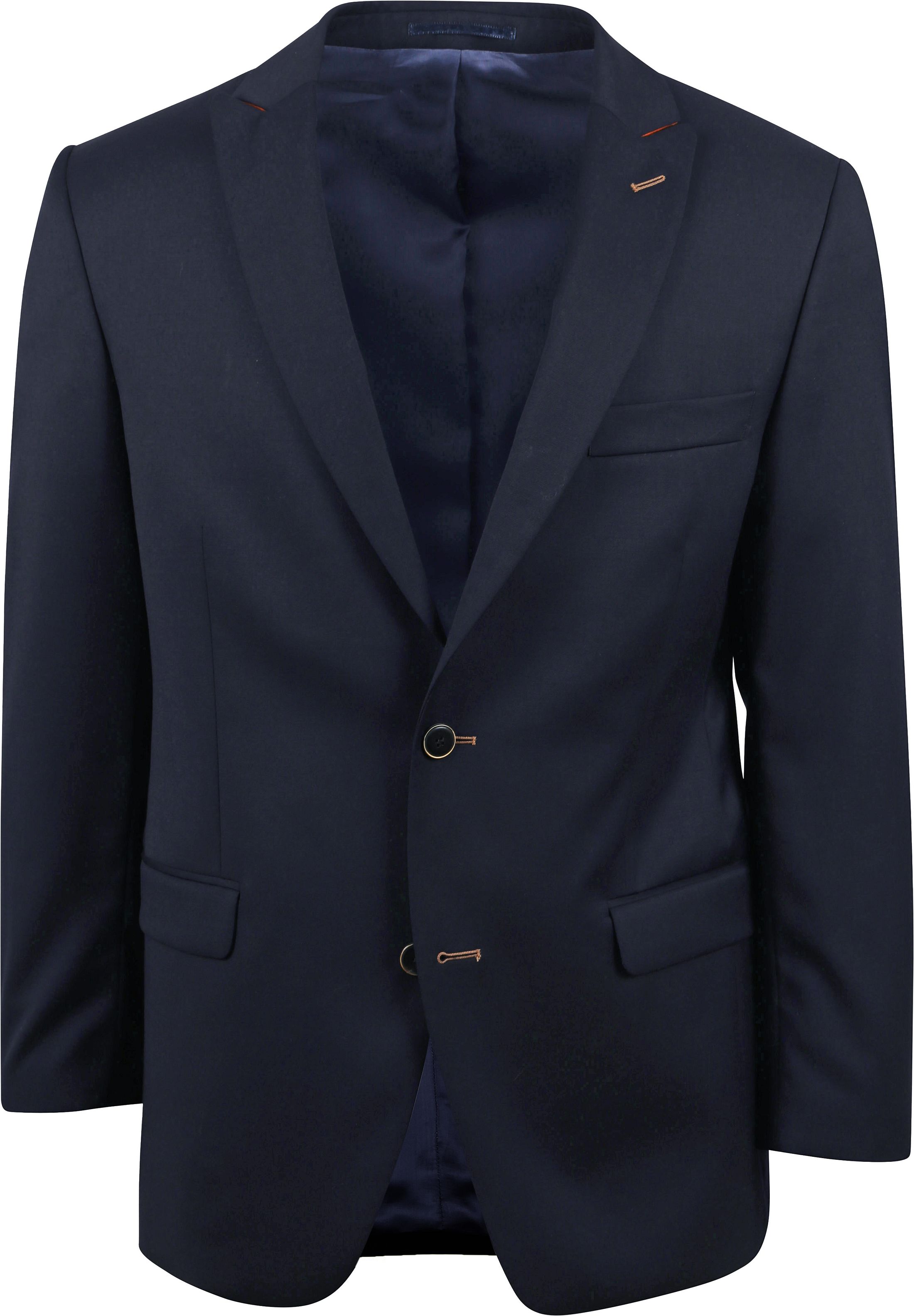 Suitable Marynarka Niebieski Navy Serge 