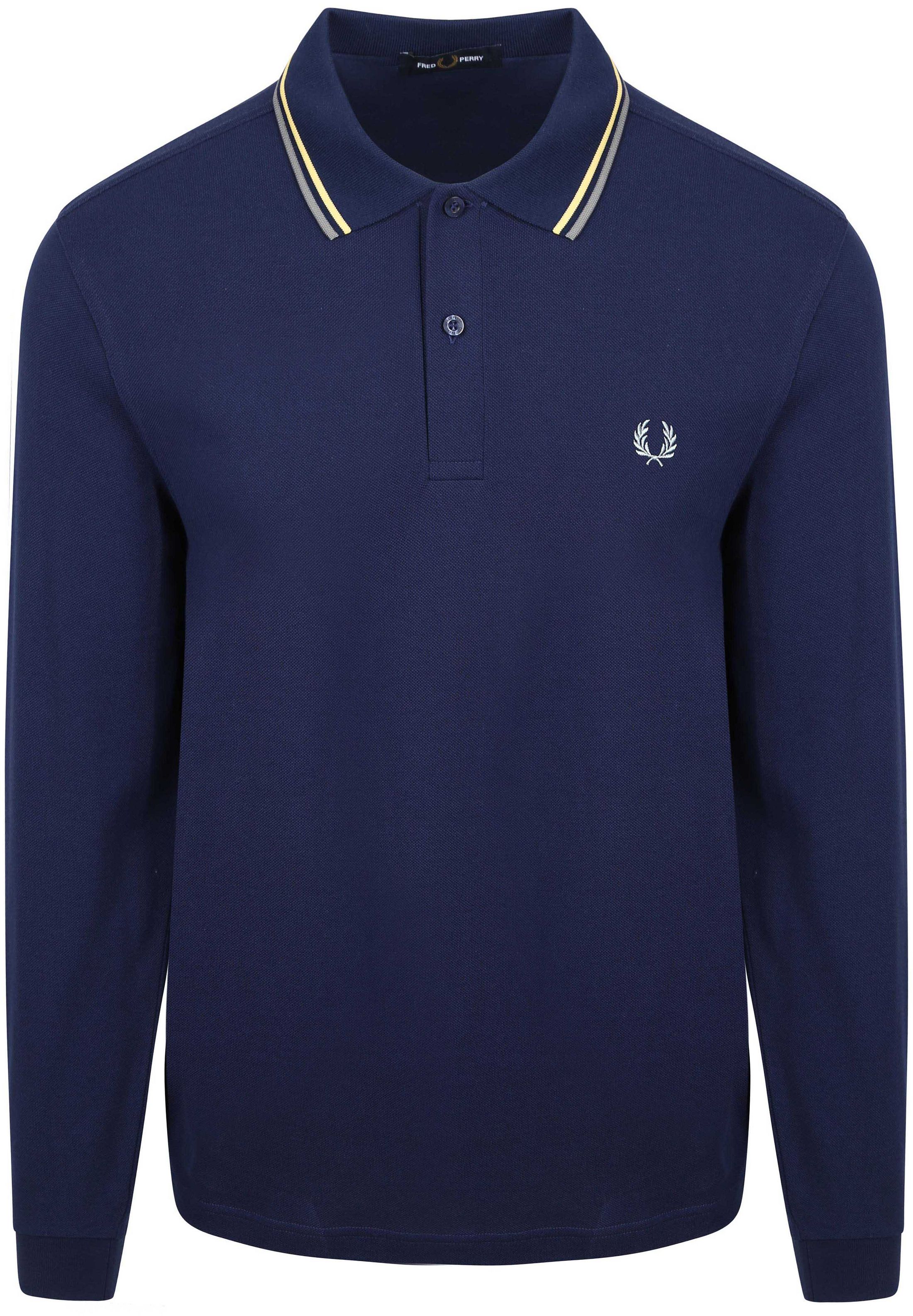 Fred Perry Langarm-Poloshirt Navy 48A kaufen | M3636-48A | Suitable
