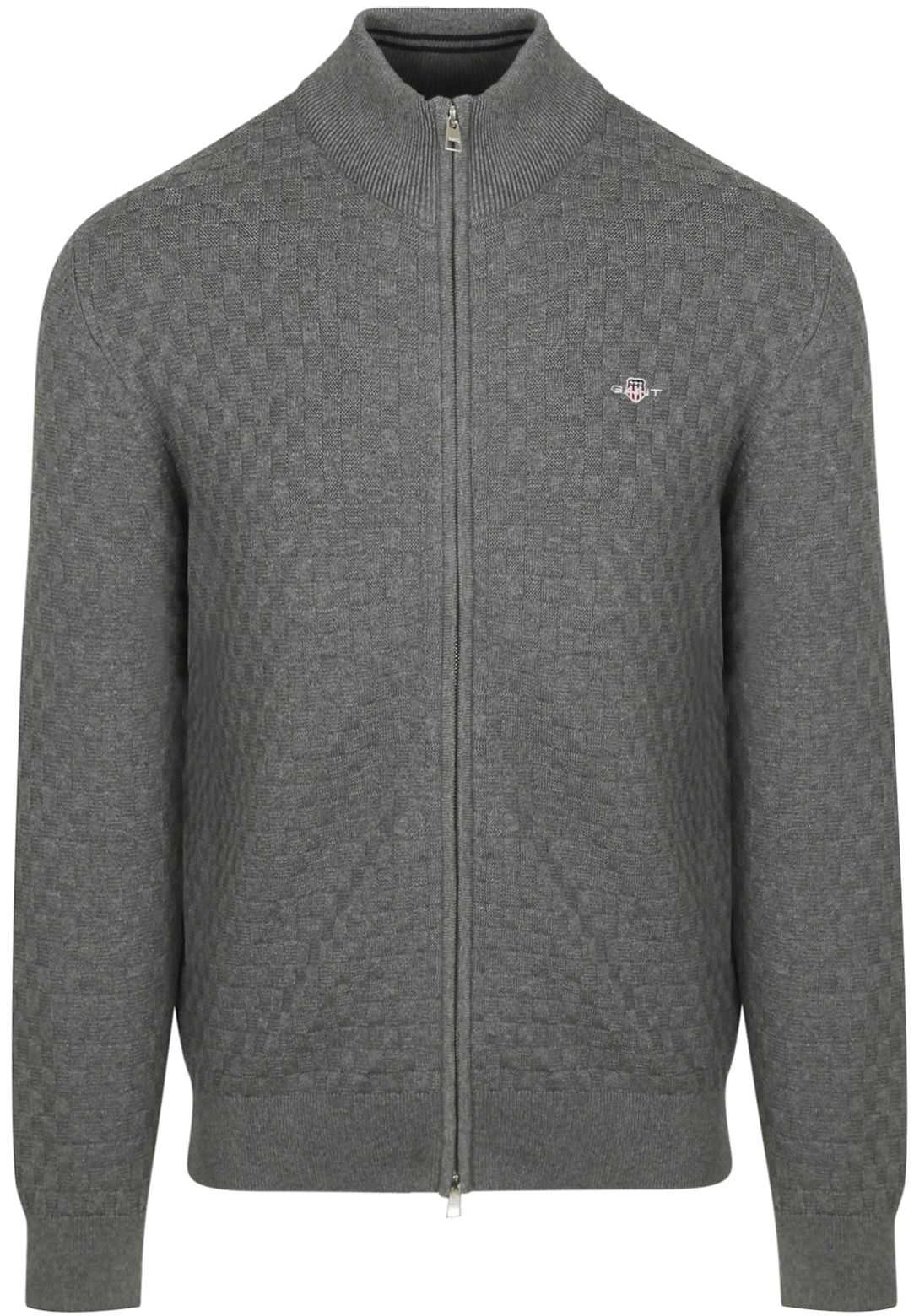 Gant Vest Struktur Grå 8030263-92