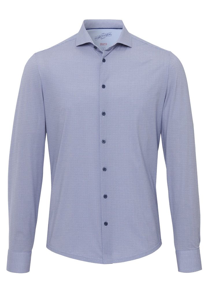 Pure The Functional Shirt Print Blauw 4046-21750-173