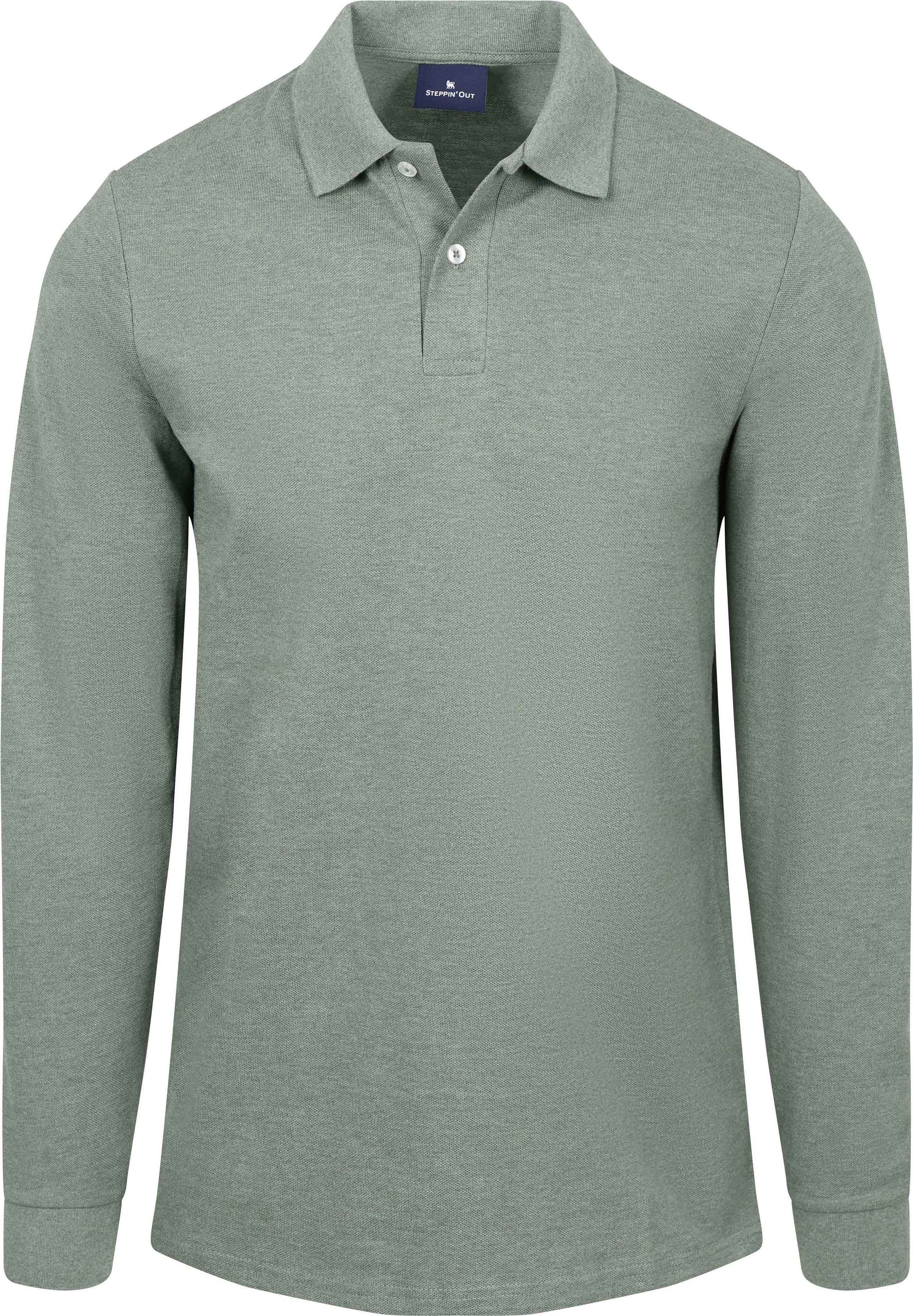 Steppin' Out Polo Verde PO-LS-PIQUE-GREEN 