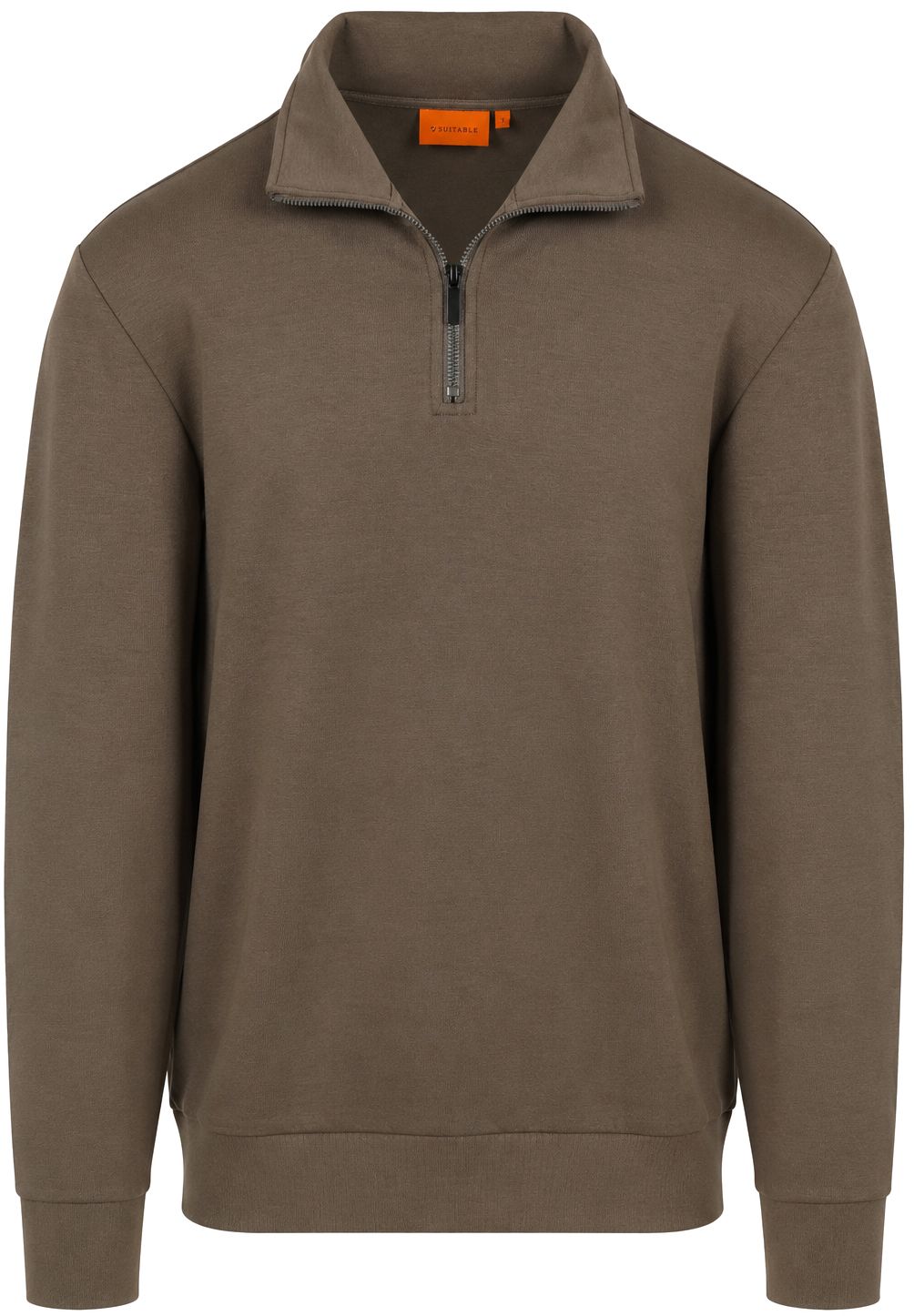 Suitable Scuba Half Zip Pullover Taupe order online | PU-INTER-HZ-26.02 taupe | Suitable Greece