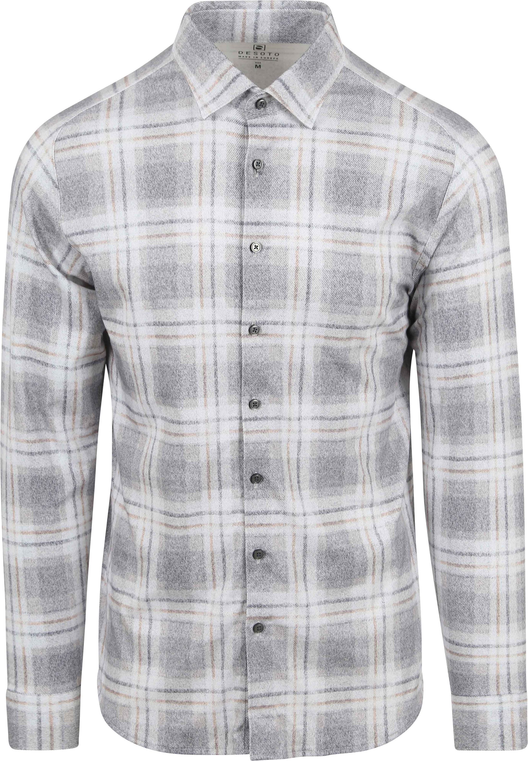 Desoto Chemise A Carreaux Gris commander en ligne | 78228-3-714 | Suitable Luxembourg