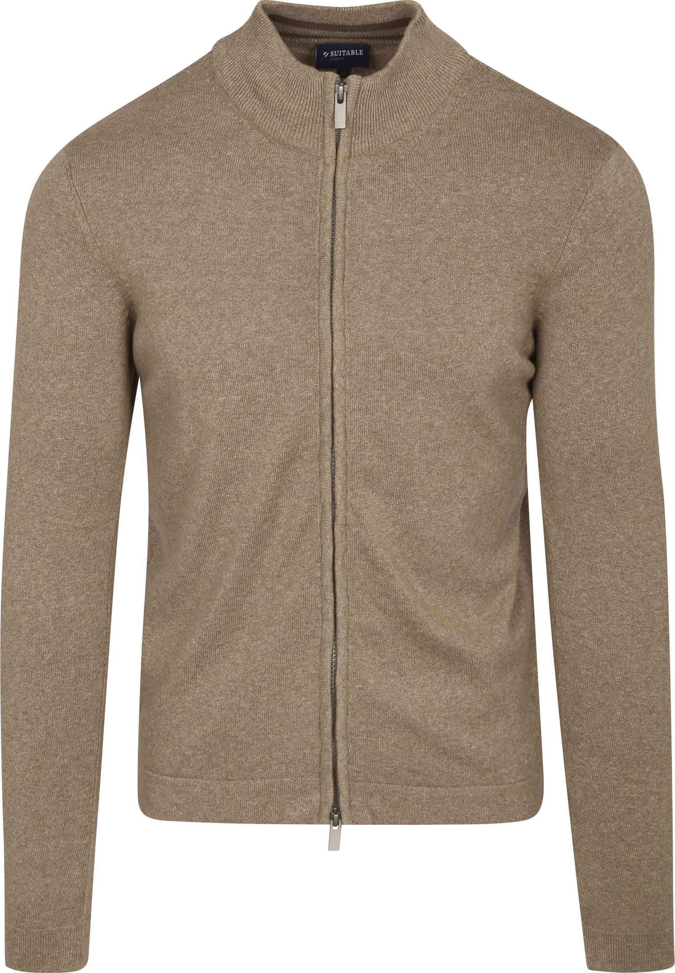 Suitable Cardigan Laine Cadir Sable RSP-24CAFZ-SA commander en ligne | Suitable