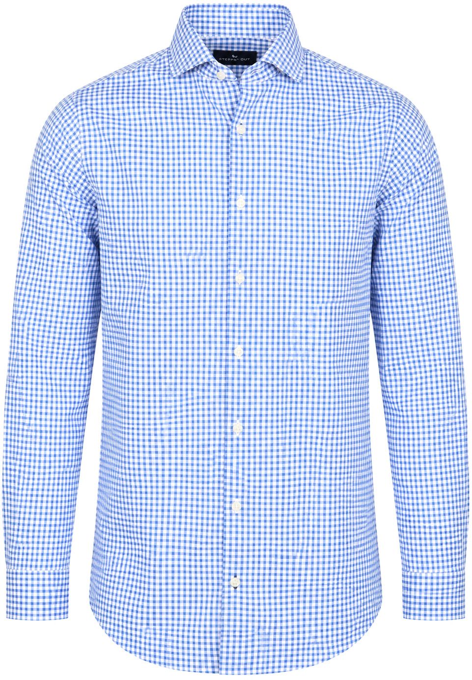 Steppin' Out Oxford Overhemd Ruit Blauw SH-STEPP-CaW-18 kopen | Suitable