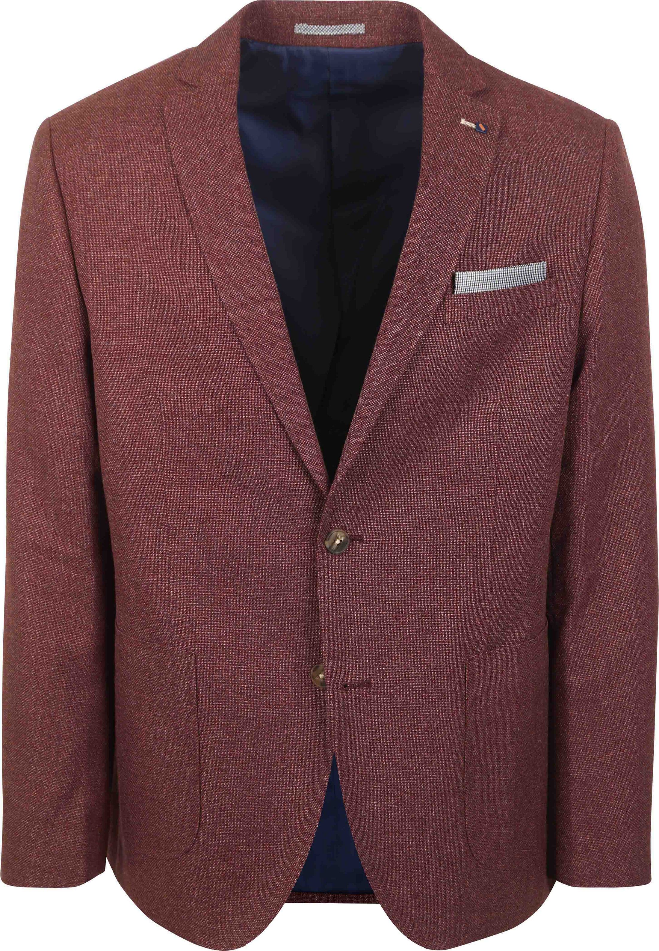 Køb Suitable Blazer i Struktur Bordeaux SPE253037LE26ST-681 | Suitable
