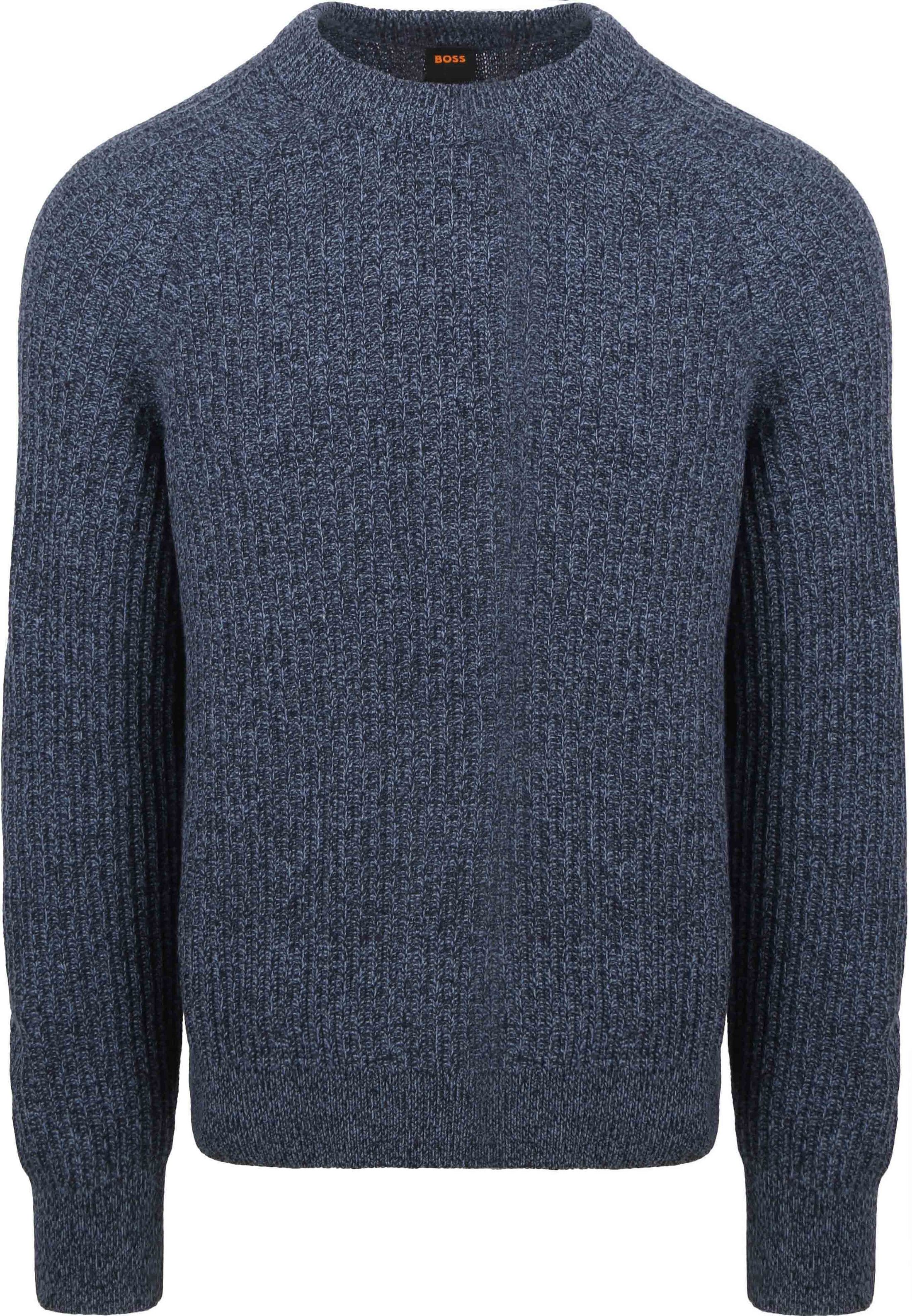 BOSS Klacier Sweater Wool Blend Navy order online | 50548674-495 | Suitable Lithuania