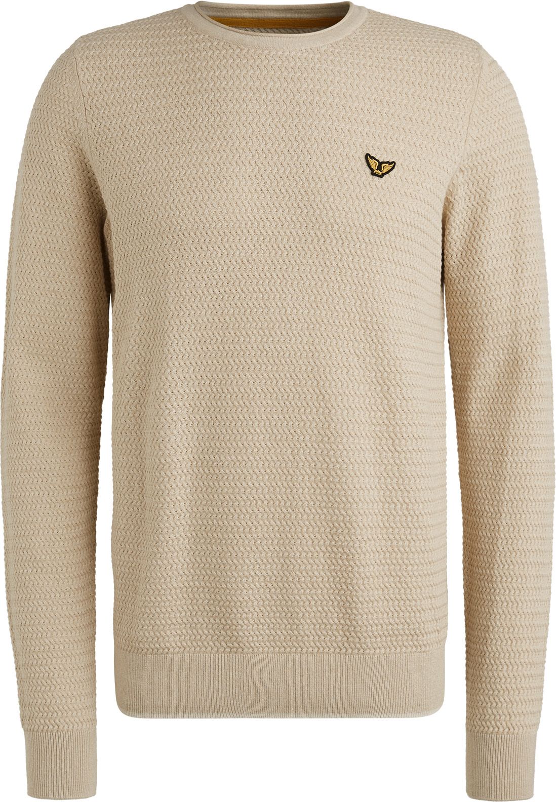 PME Legend Tröja Mouliné Naturvit PKW2411330-7011