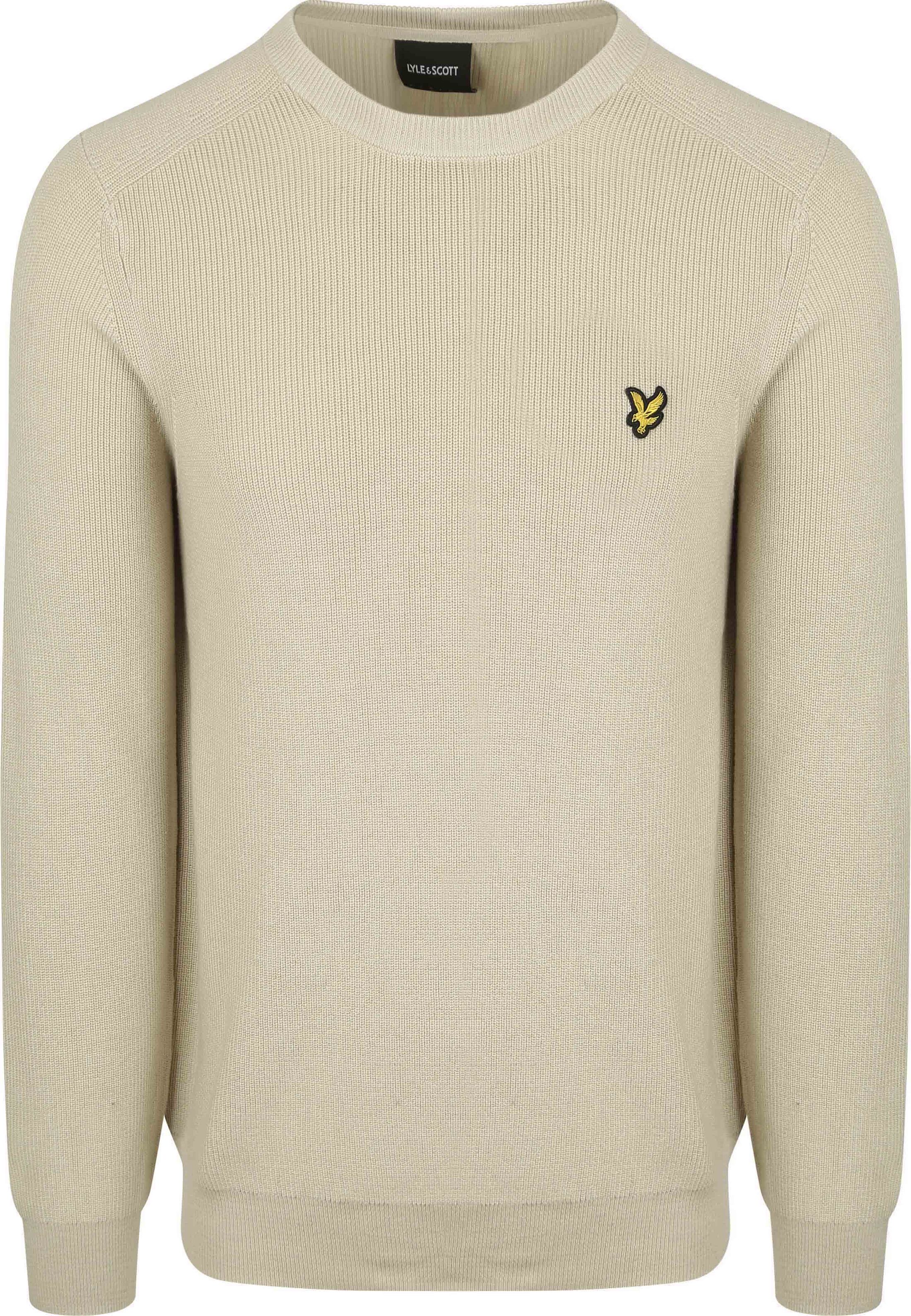 Lyle & Scott Rib Pullover Greige KN2303V-X865
