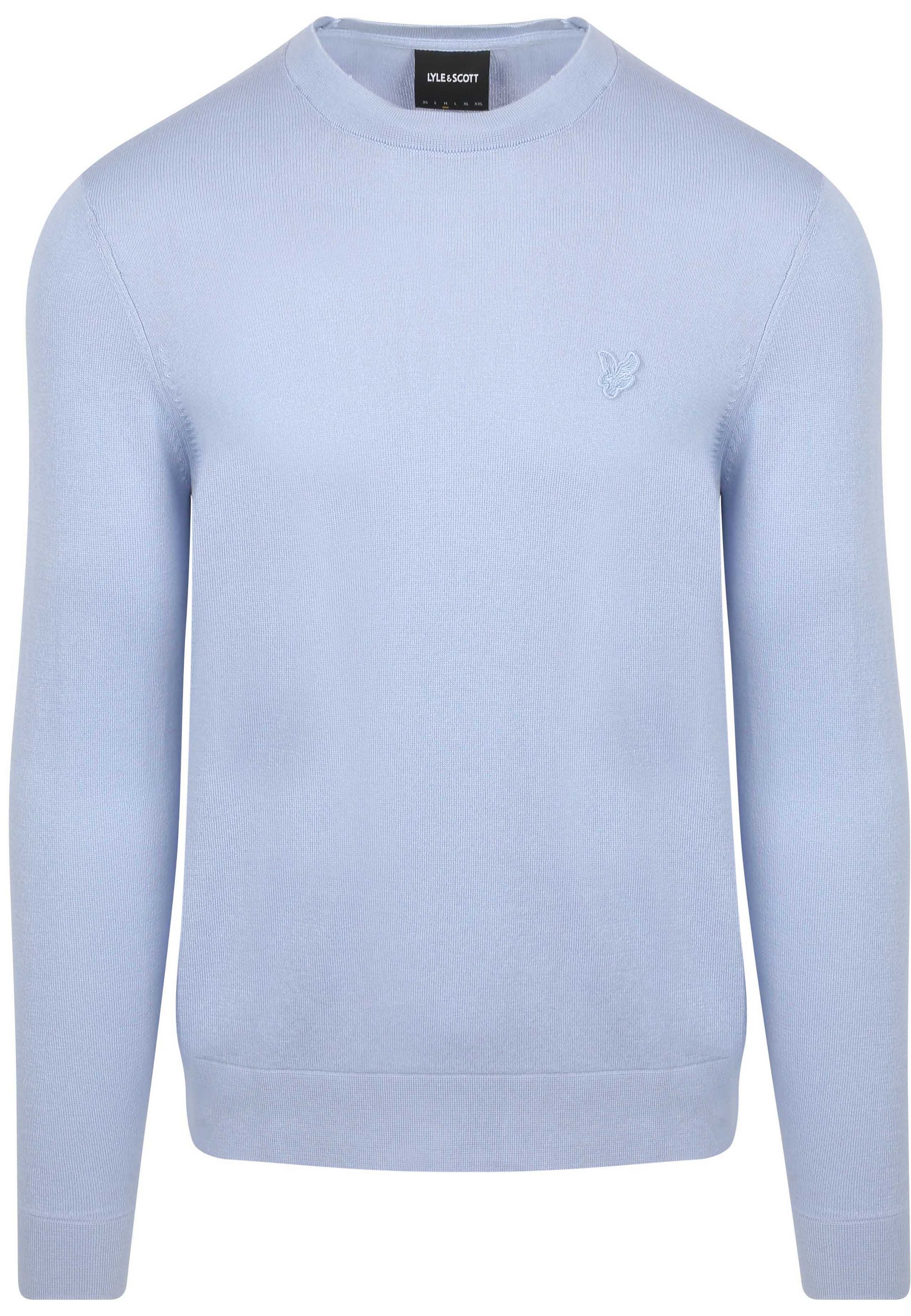 Lyle & Scott Tonet Pullover Lyseblå KN2235TON-X828