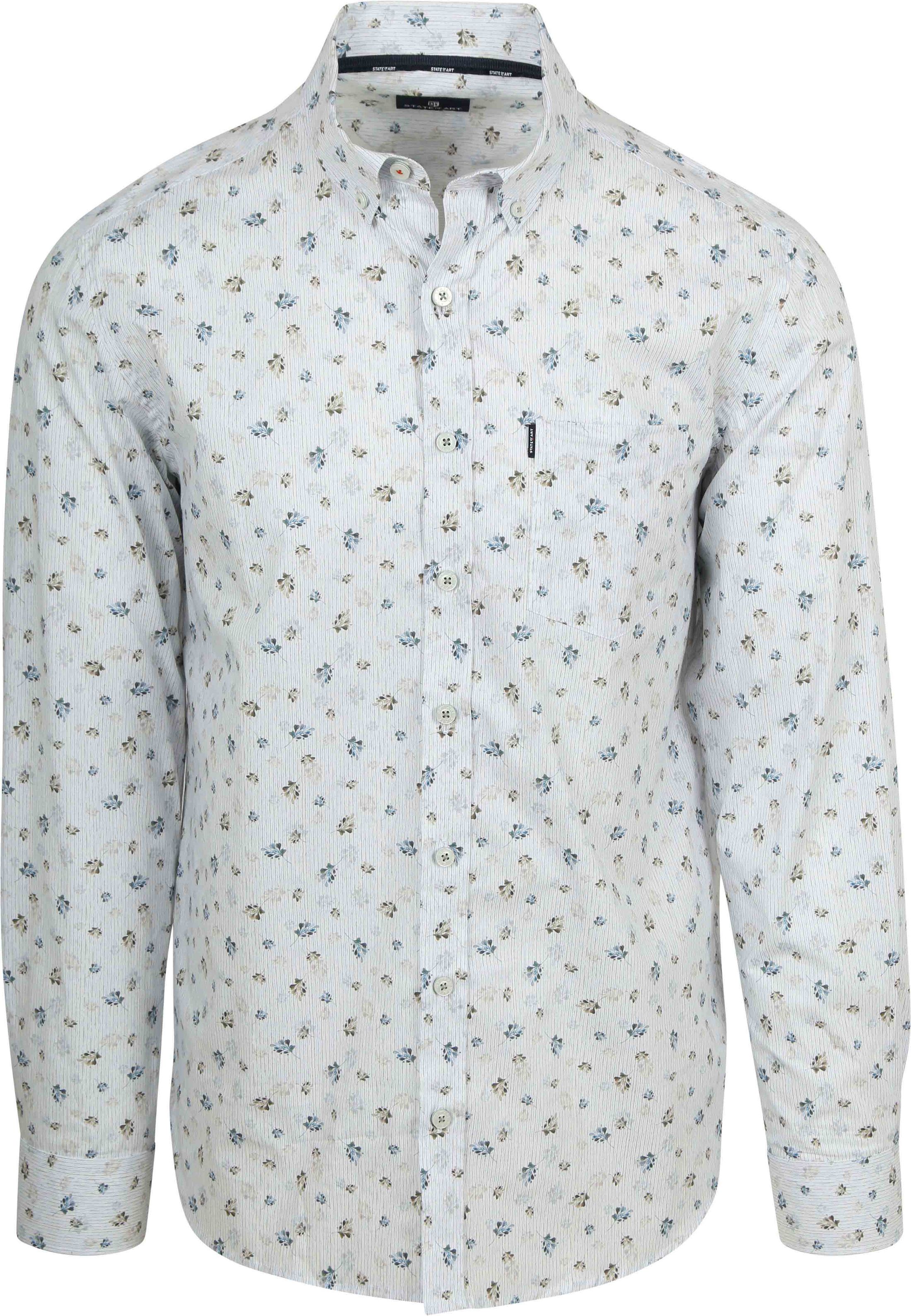 State Of Art Overhemd Flower Print Wit 21416296-5131 kopen | Suitable