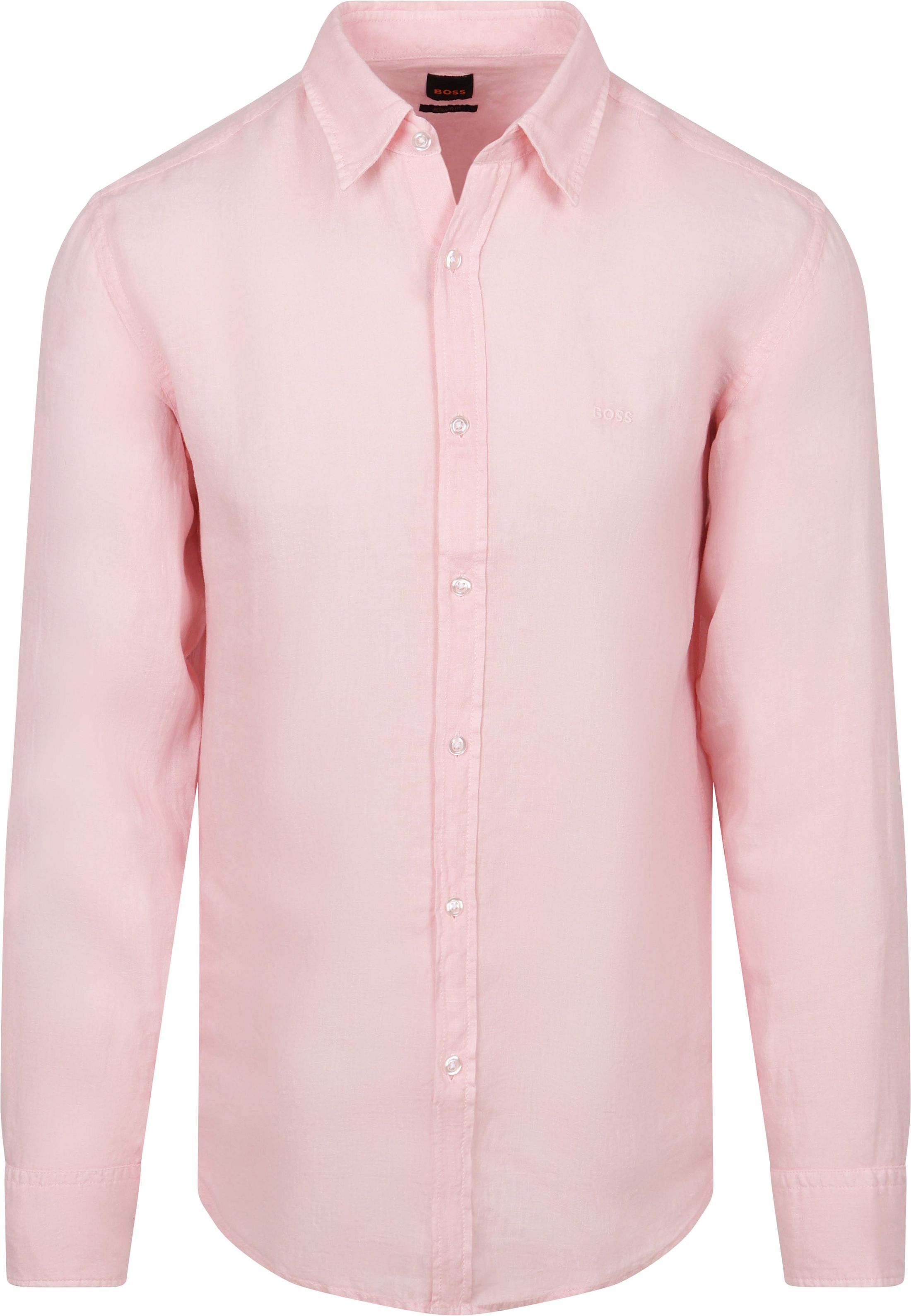 BOSS Relegant Shirt Linen Pink order online | Suitable Liechtenstein